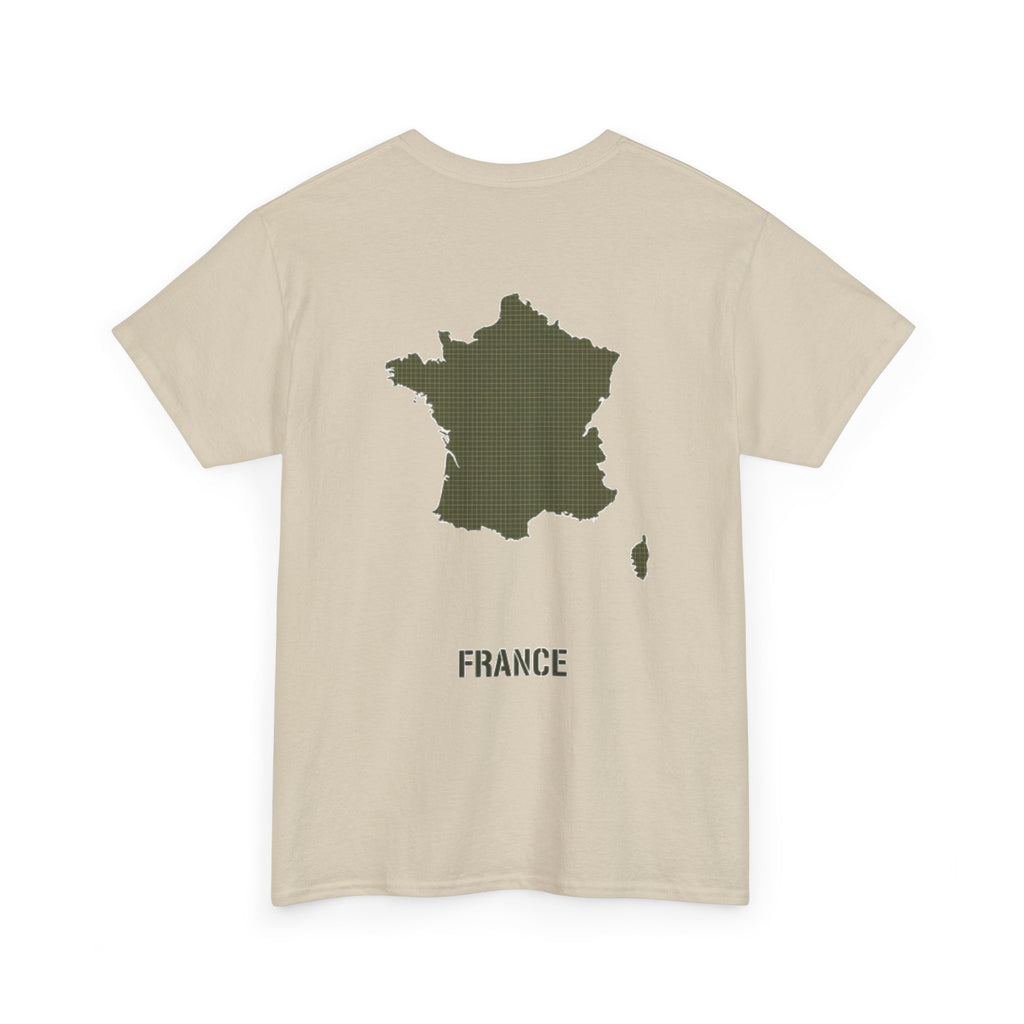 France Map Tee with "GALLUS" Chest Logo