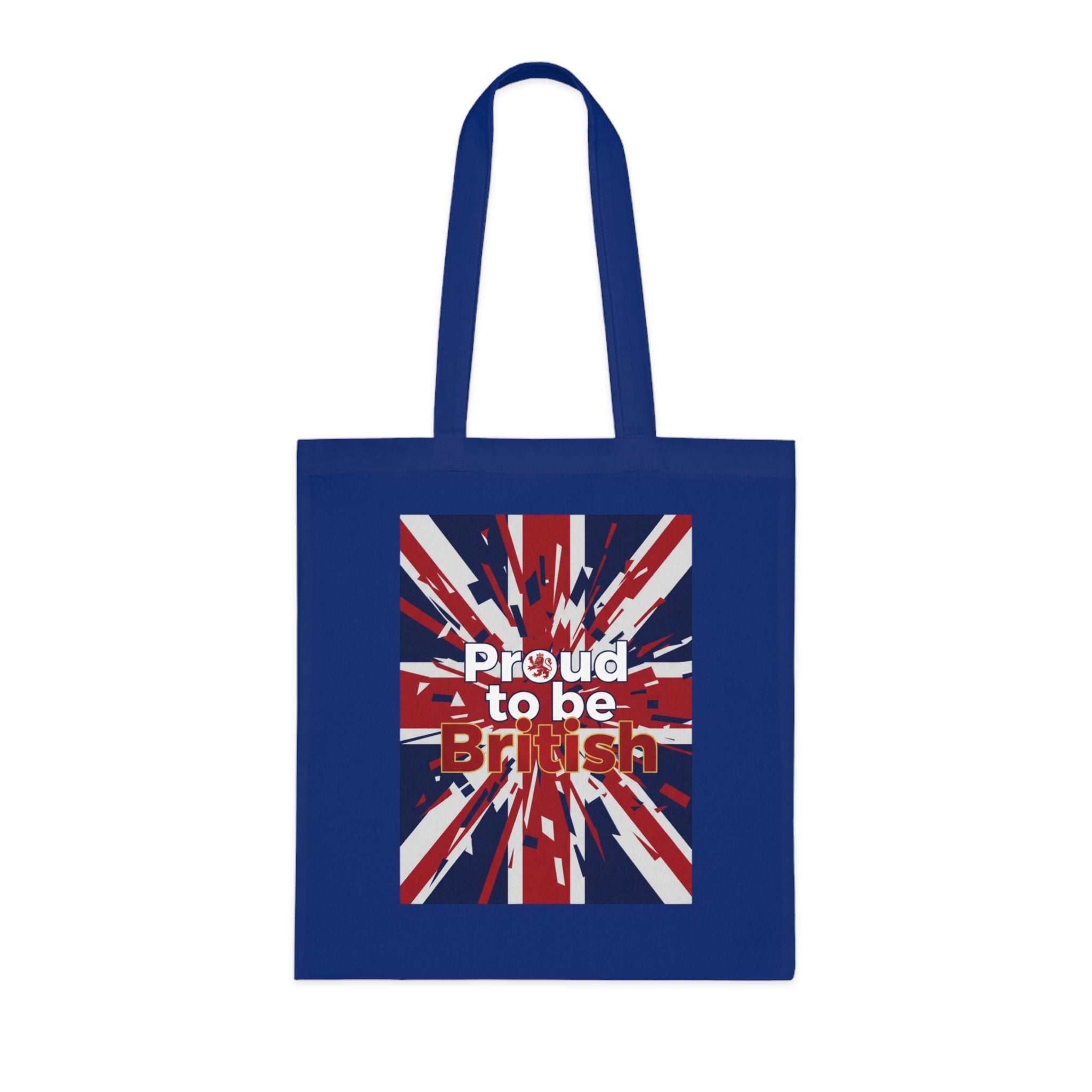 Proud to Be British Cotton Tote — Union Jack Flag Shopper Bag
