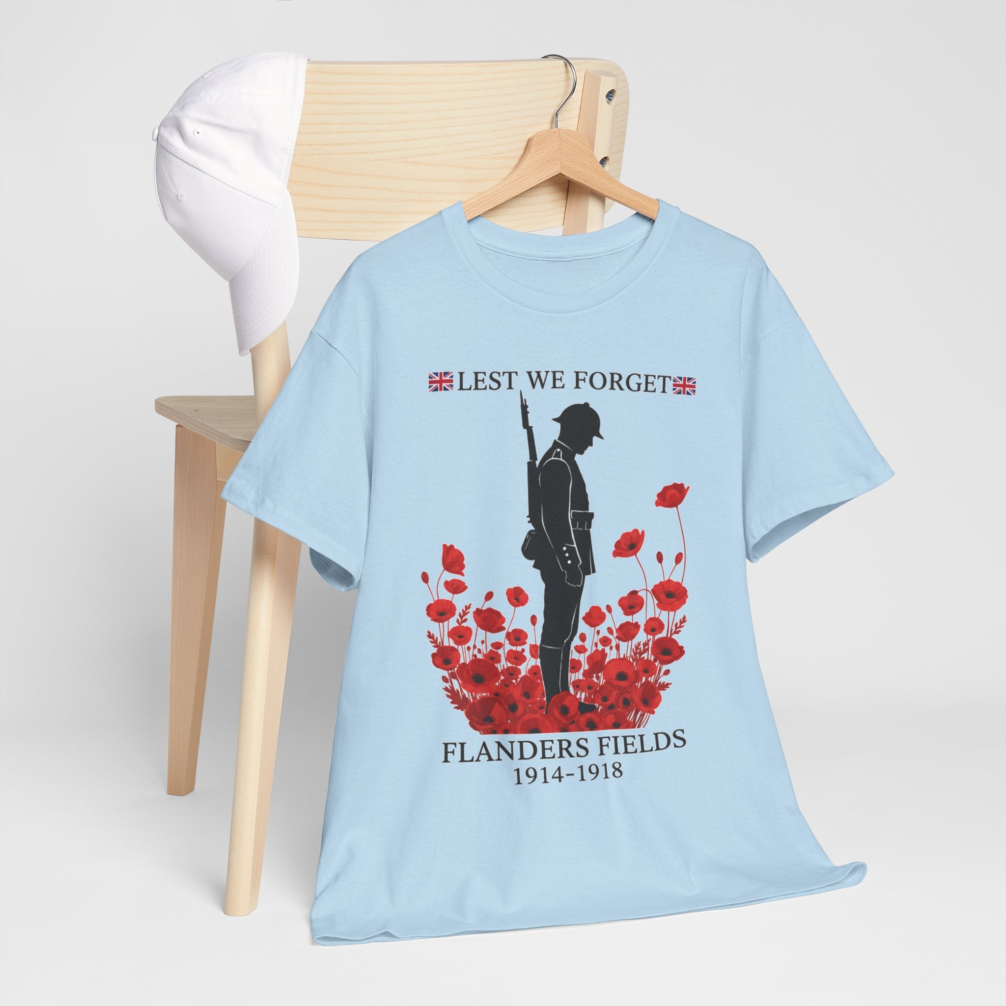 Flanders 1914–1918 T-Shirt — Great War Heritage Graphic