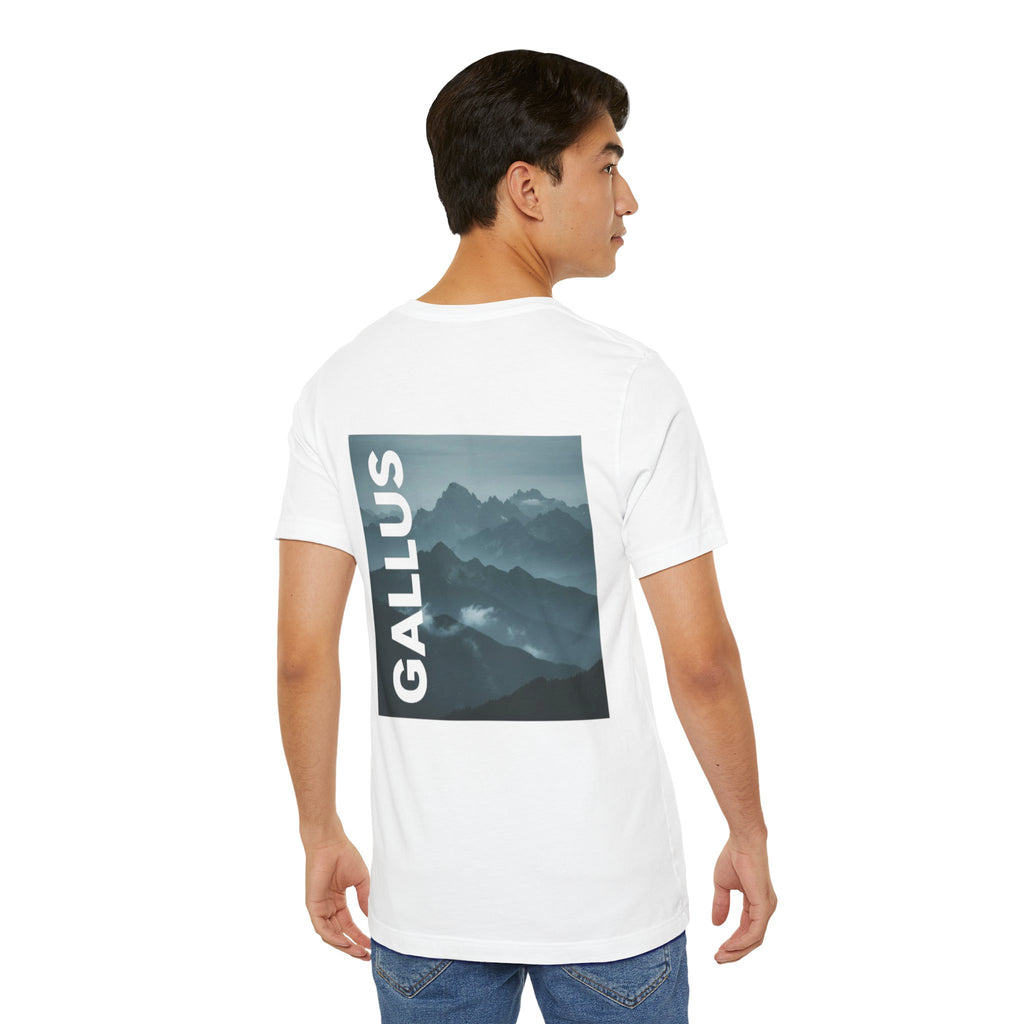 Gallus Mountain Graphic Tee — Vintage Mist Landscape T‑Shirt