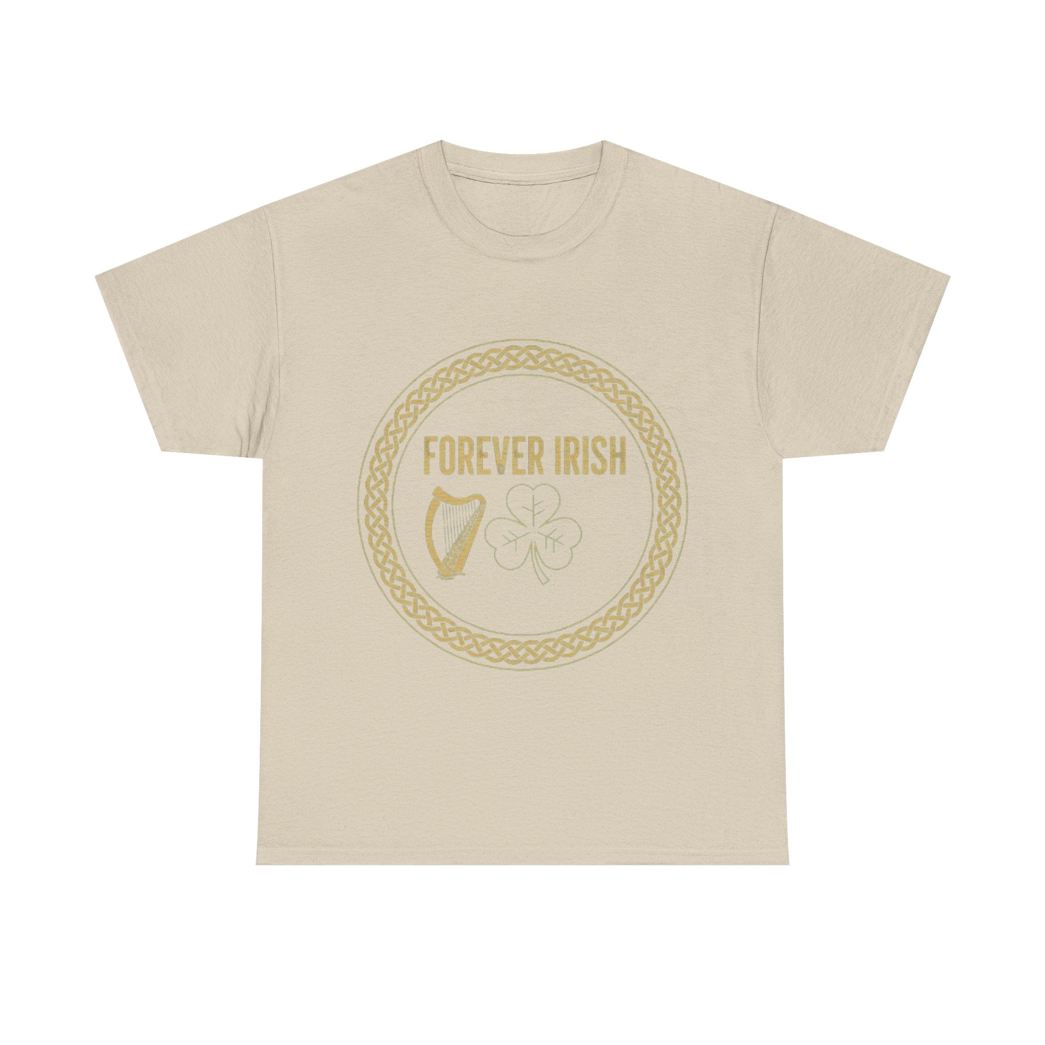 Forever Irish T‑Shirt - "Forever Irish" Shamrock & Harp St. Patrick’s Day Tee