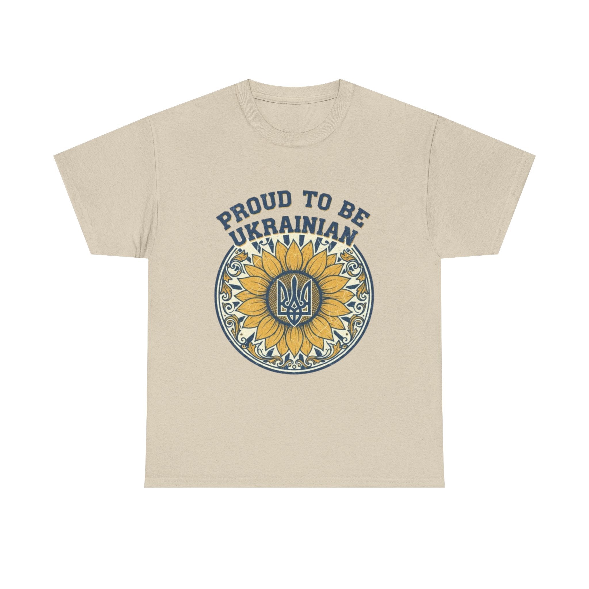 Proud to Be Ukrainian Sunflower T-Shirt