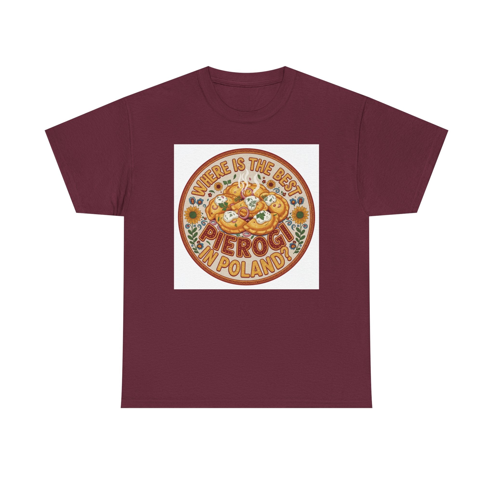 Pierogi Shirt - "Pierogi Are the Best in Poland" Retro Food Tee