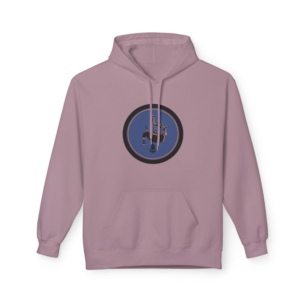 Space Astronaut Helmet Hoodie — Retro Blue Circle Graphic Hoodie