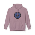 Space Astronaut Helmet Hoodie — Retro Blue Circle Graphic Hoodie