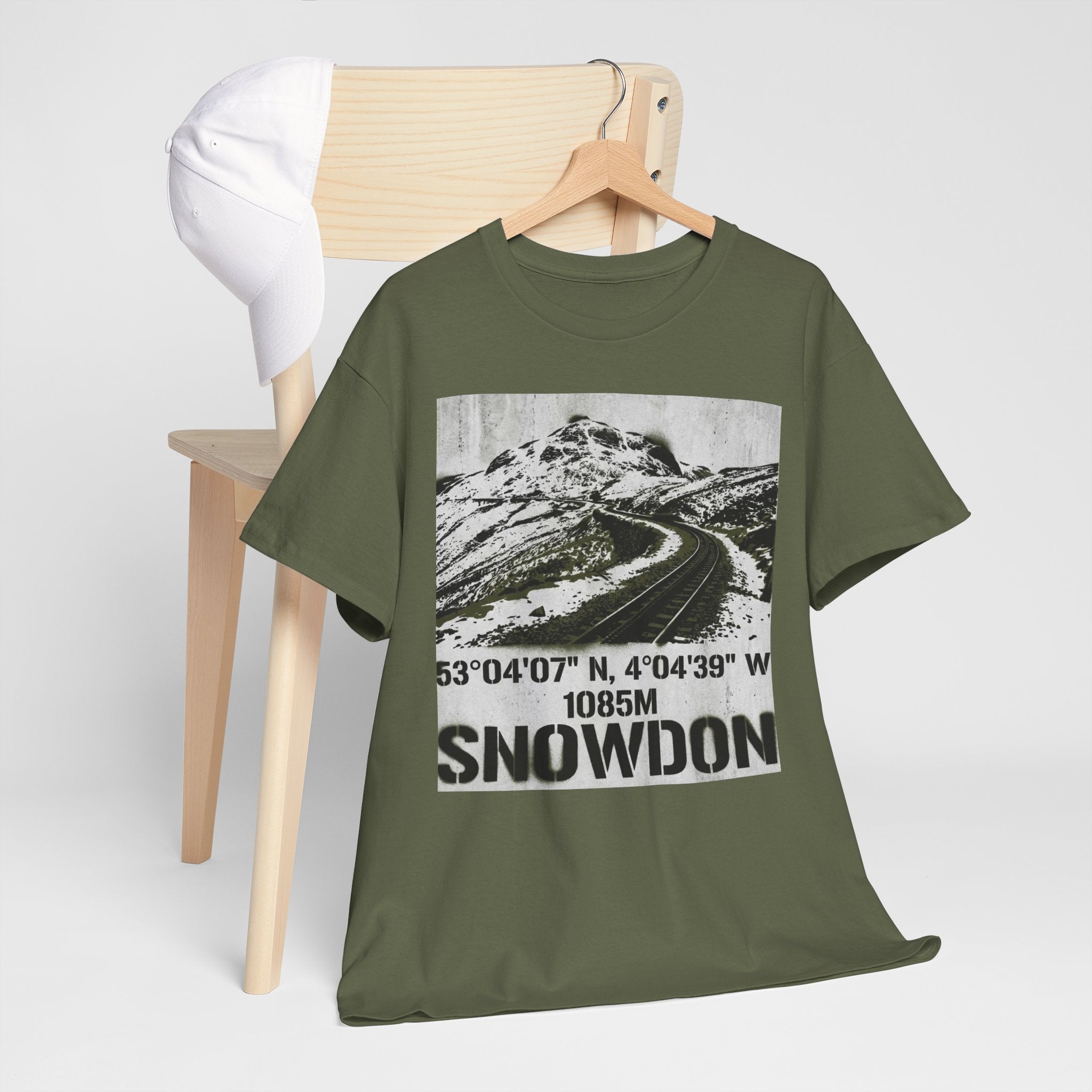 Snowdon Mountain Tee — Snowdon 1085M Coordinates Graphic T-Shirt