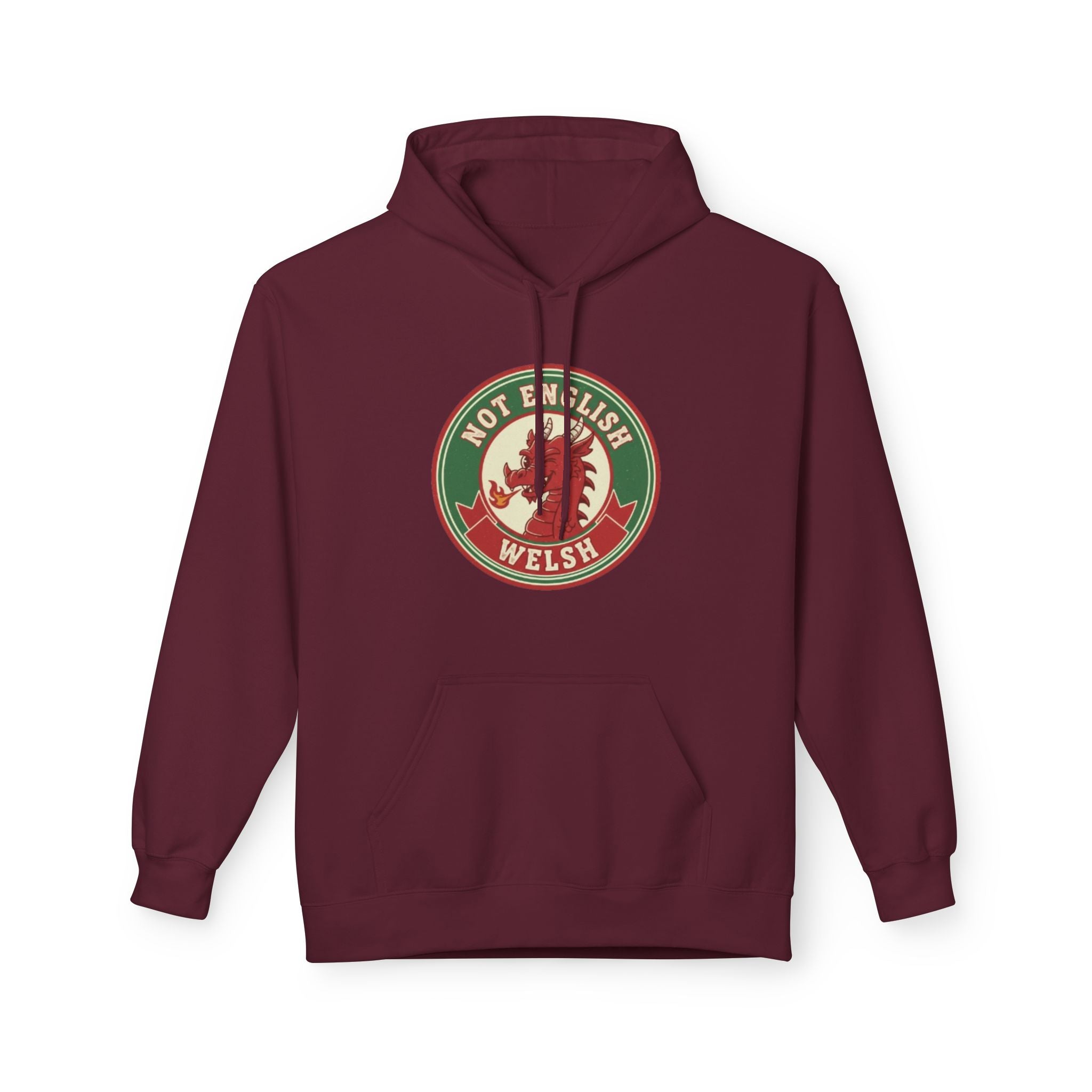 Not English — Welsh Lion Hoodie