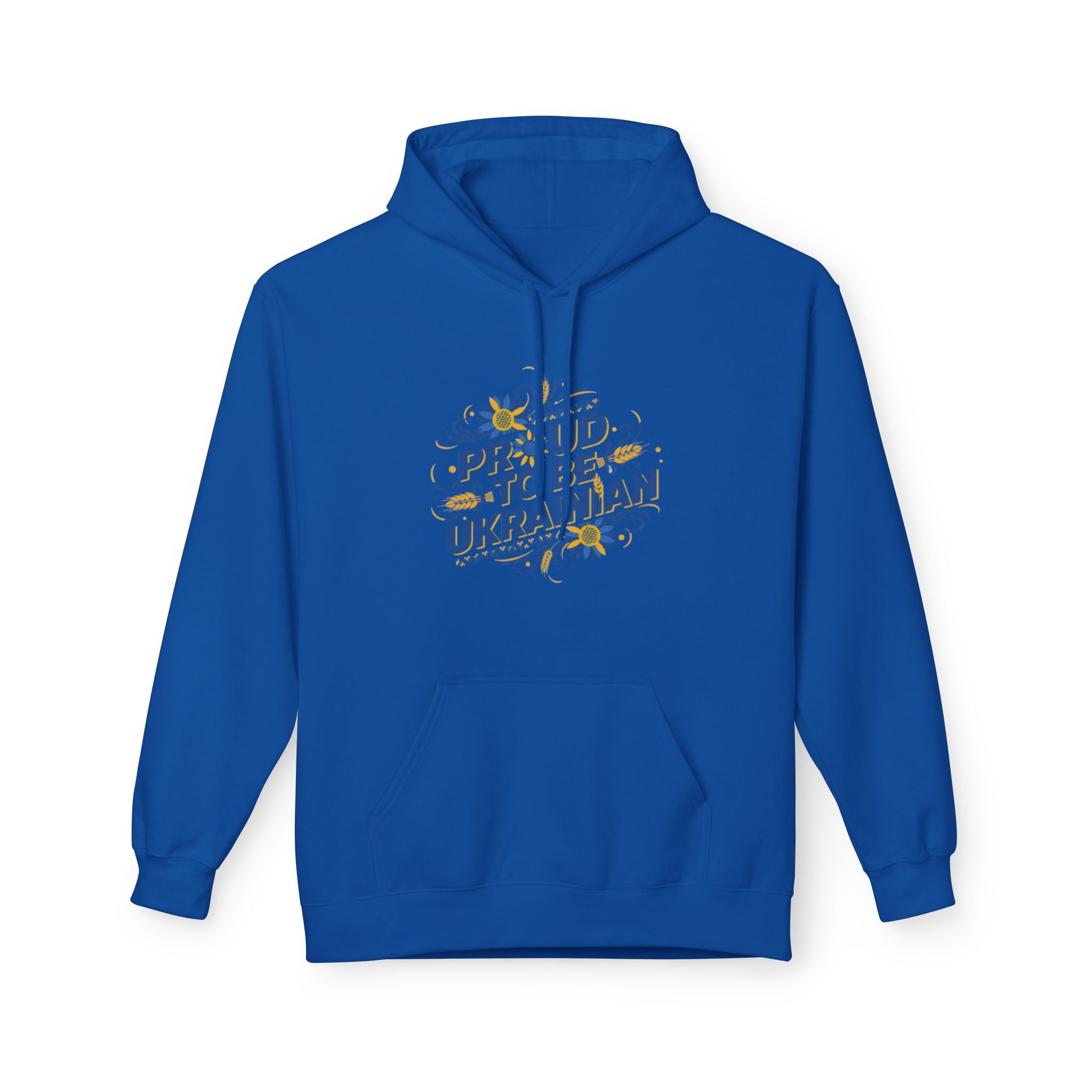 Proud to Be Ukrainian Hoodie — Sunflower Patriotic Ukrainian Pride Sweatshirt
