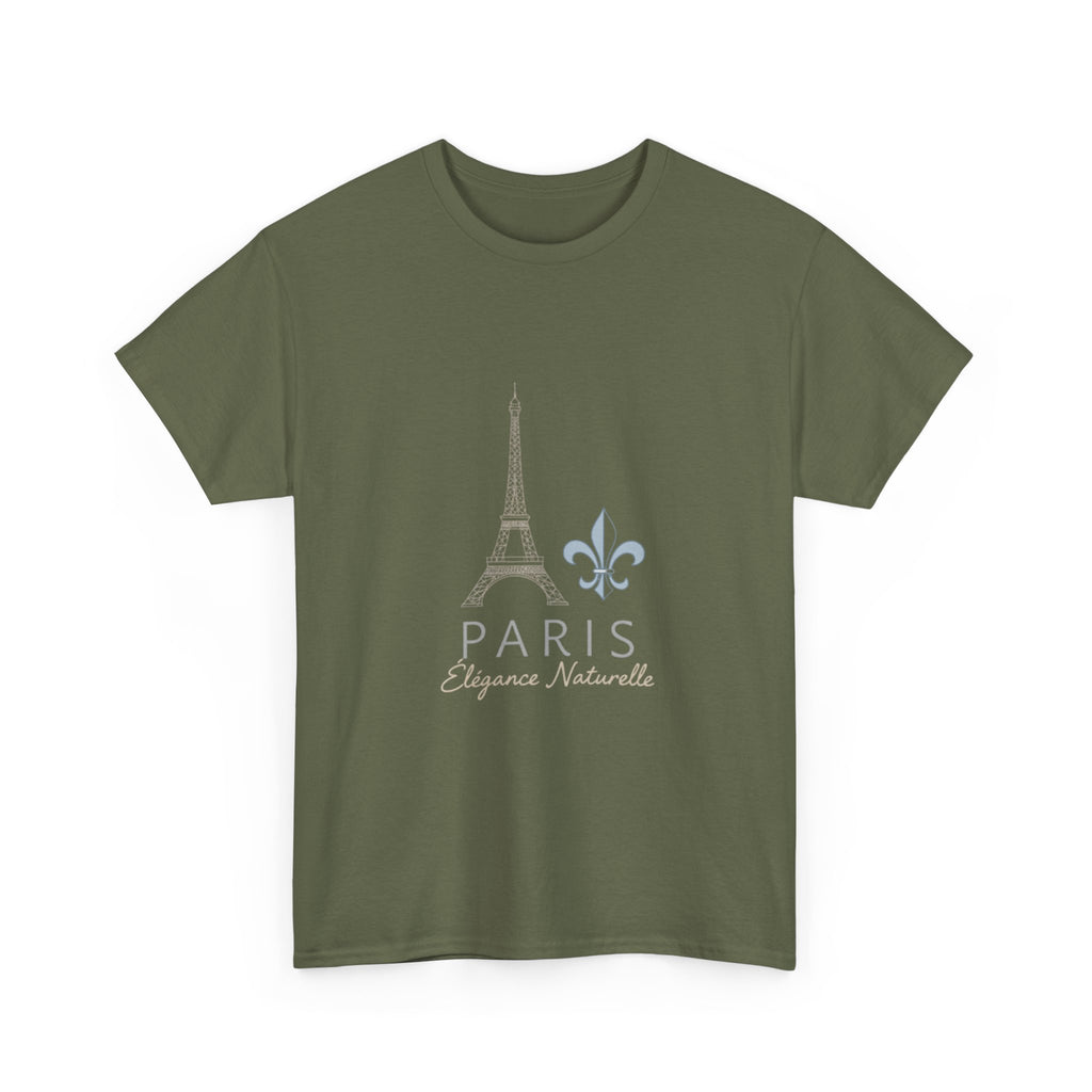 Paris Eiffel Tower Tee – 'Paris Élégance Naturelle' Graphic T-Shirt