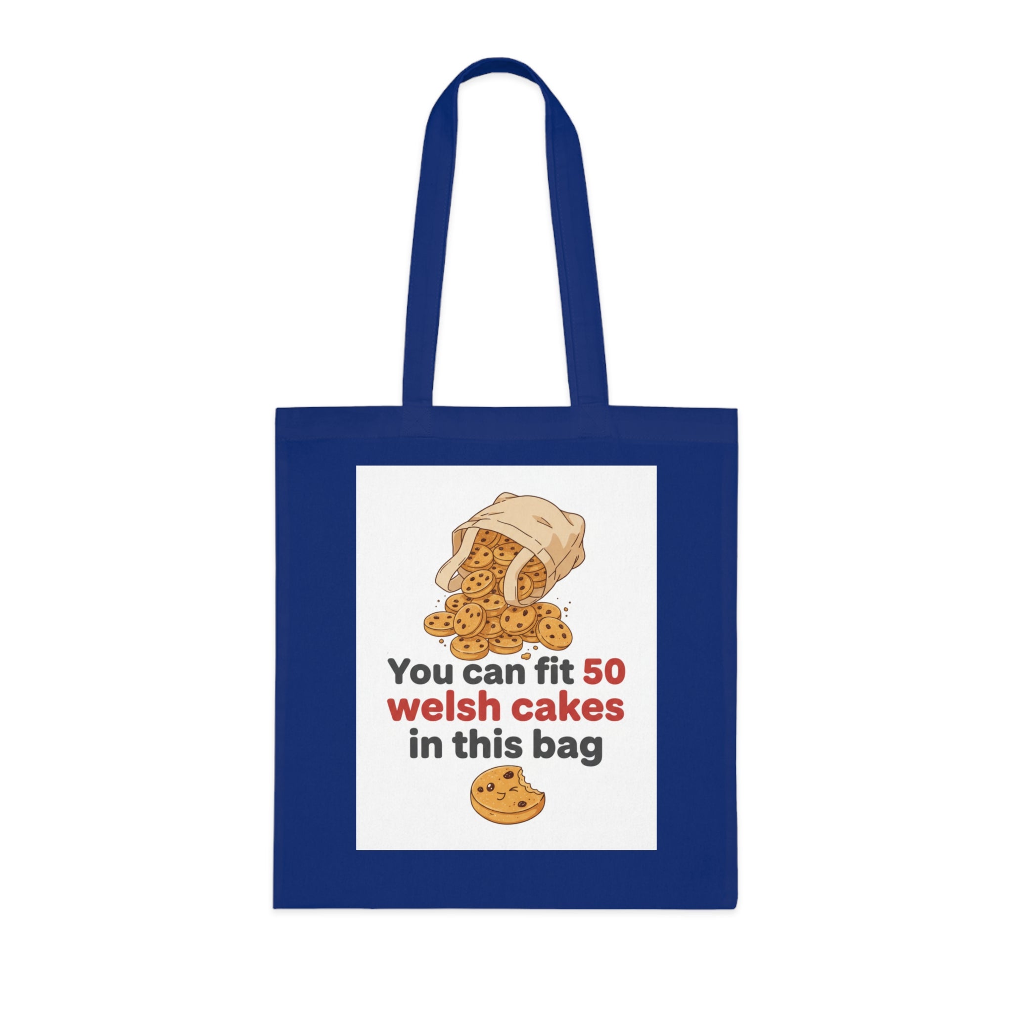 Welsh Cakes Tote Bag – "You Can Fit 50 Welsh Cakes in This Bag" Cotton Grocery Tote