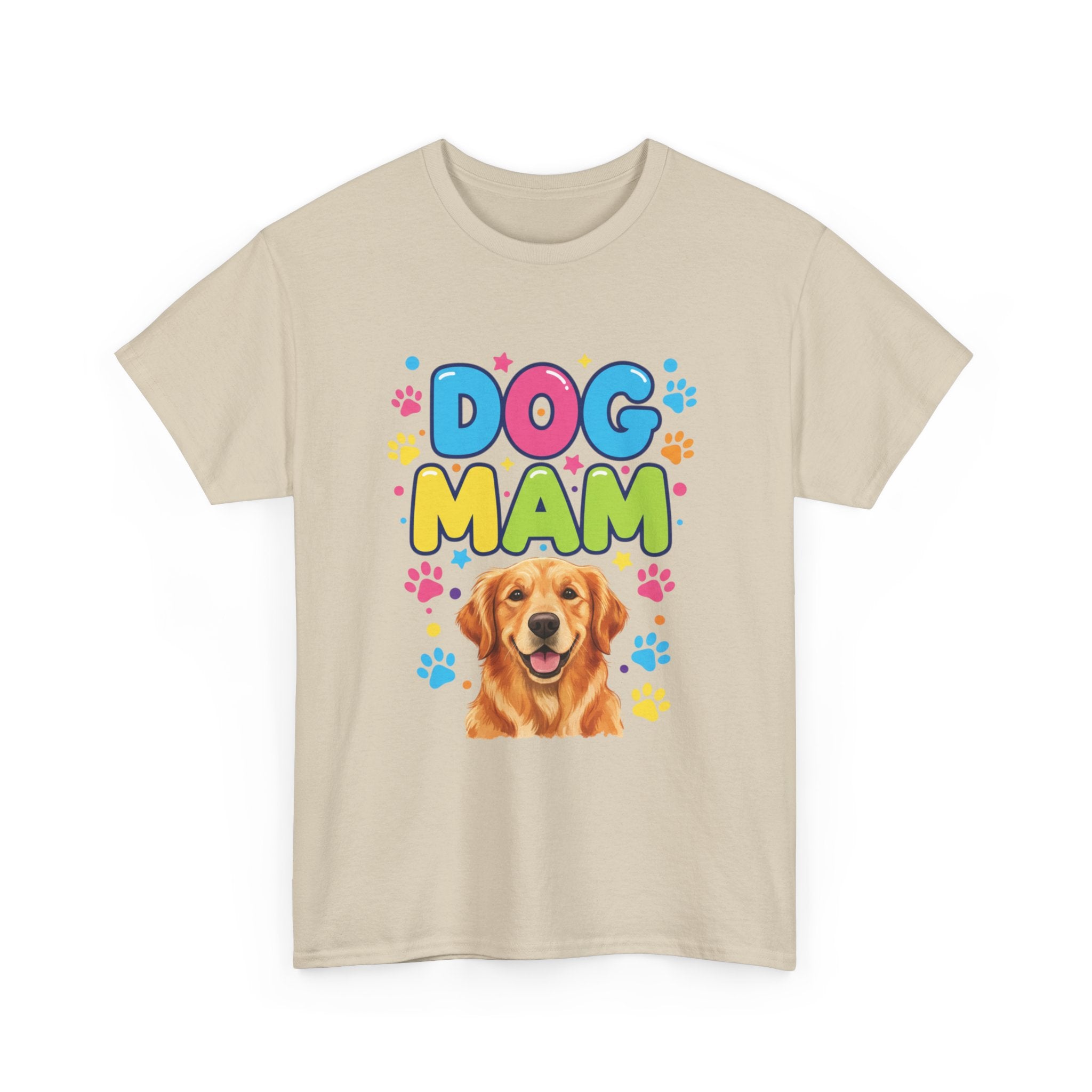 Dog Mam T-Shirt — Cute Colorful "Dog Mam" Graphic Tee for Dog Lovers