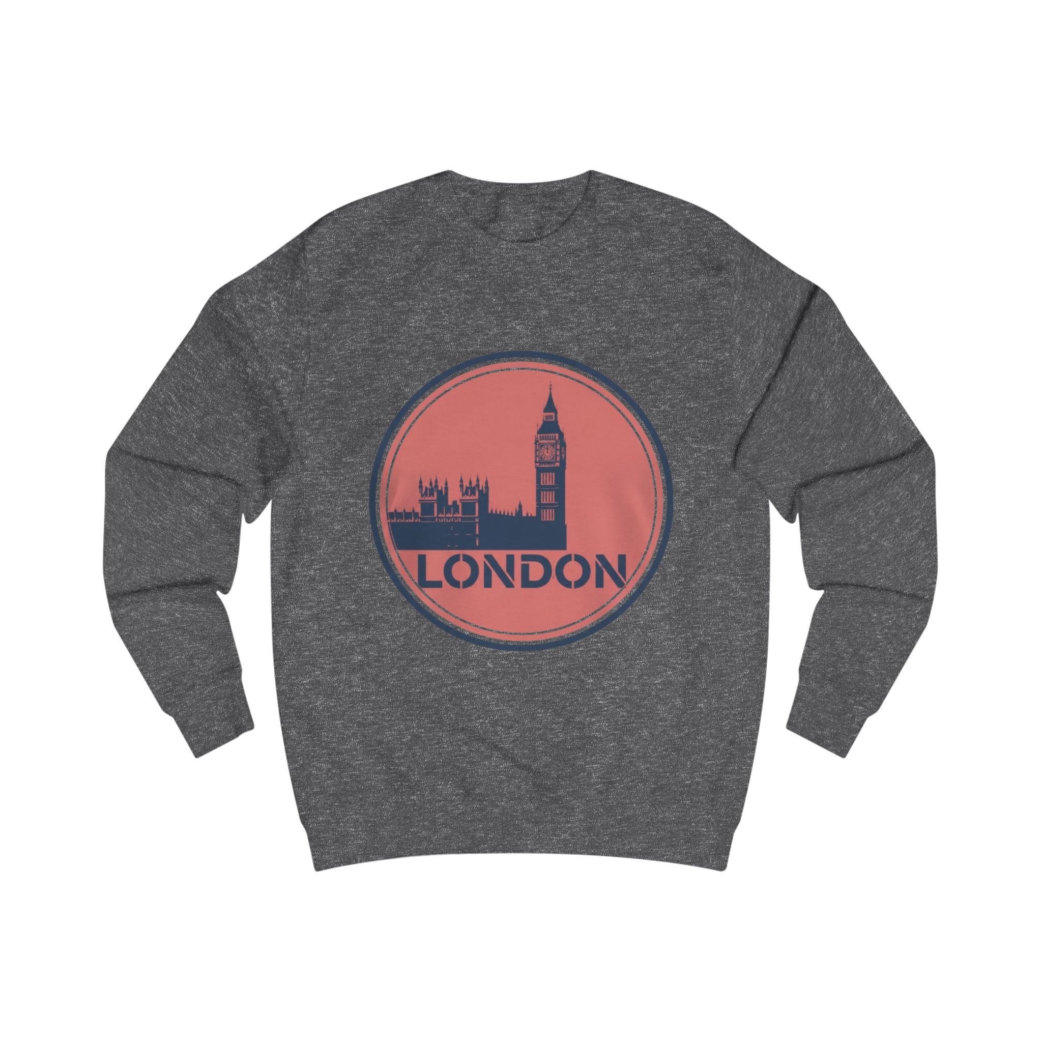 London Skyline Sweatshirt — Vintage Big Ben Circle Logo