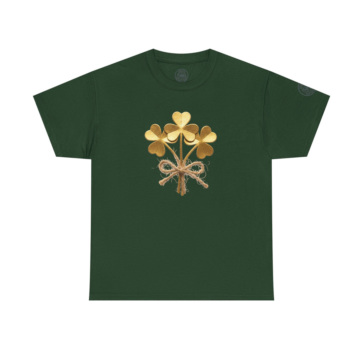 Shamrock Bouquet T-Shirt — Irish Clover Heritage Tee — product image 8