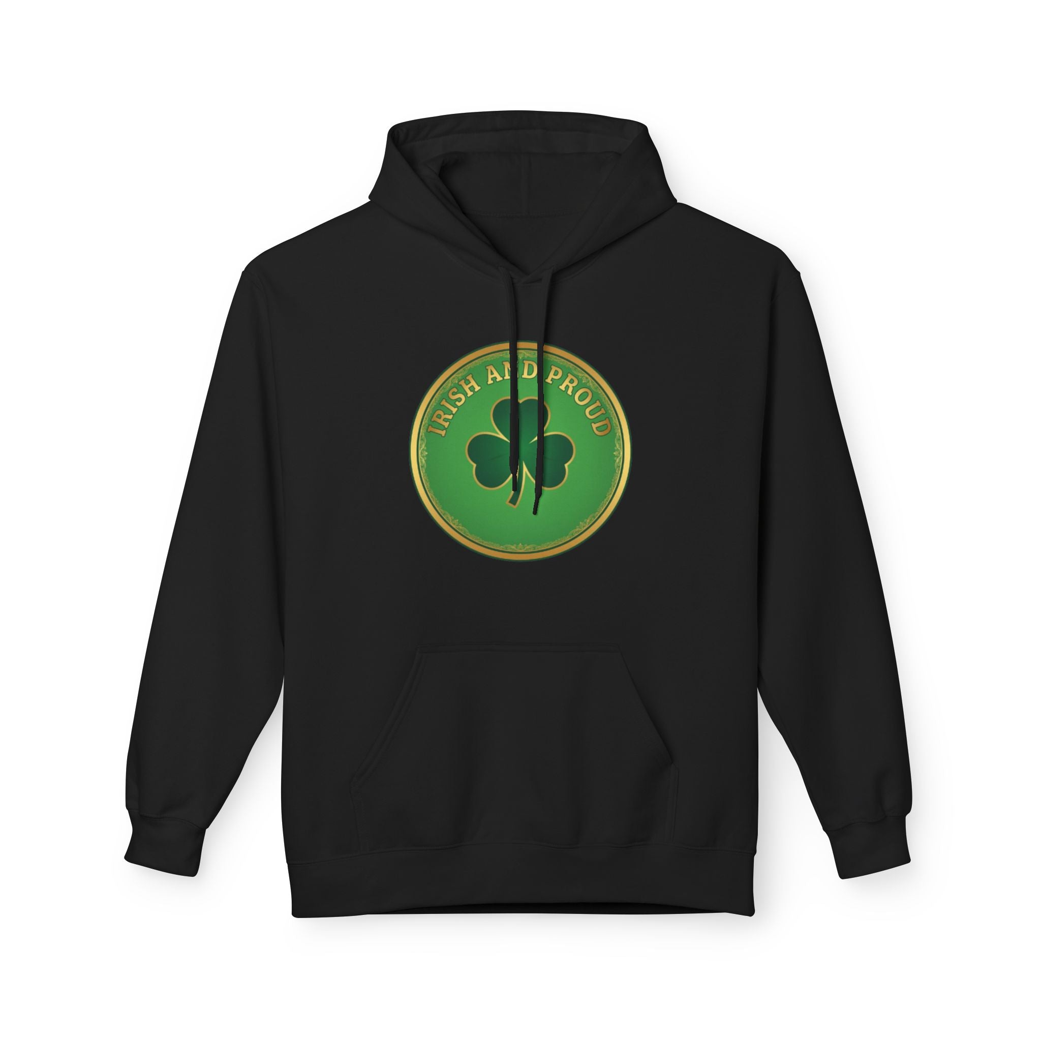 Lucky & Proud Shamrock Hoodie — Irish Pride St. Patrick’s Day Sweatshirt