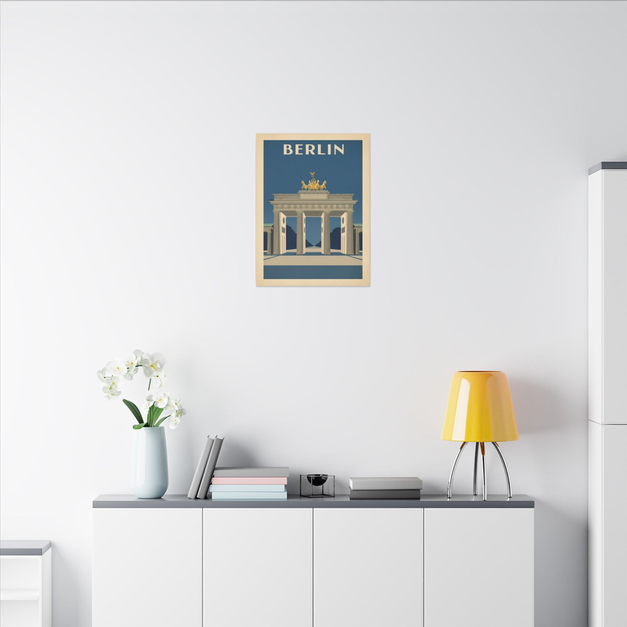 Berlin Brandenburger Tor Matte Canvas Print