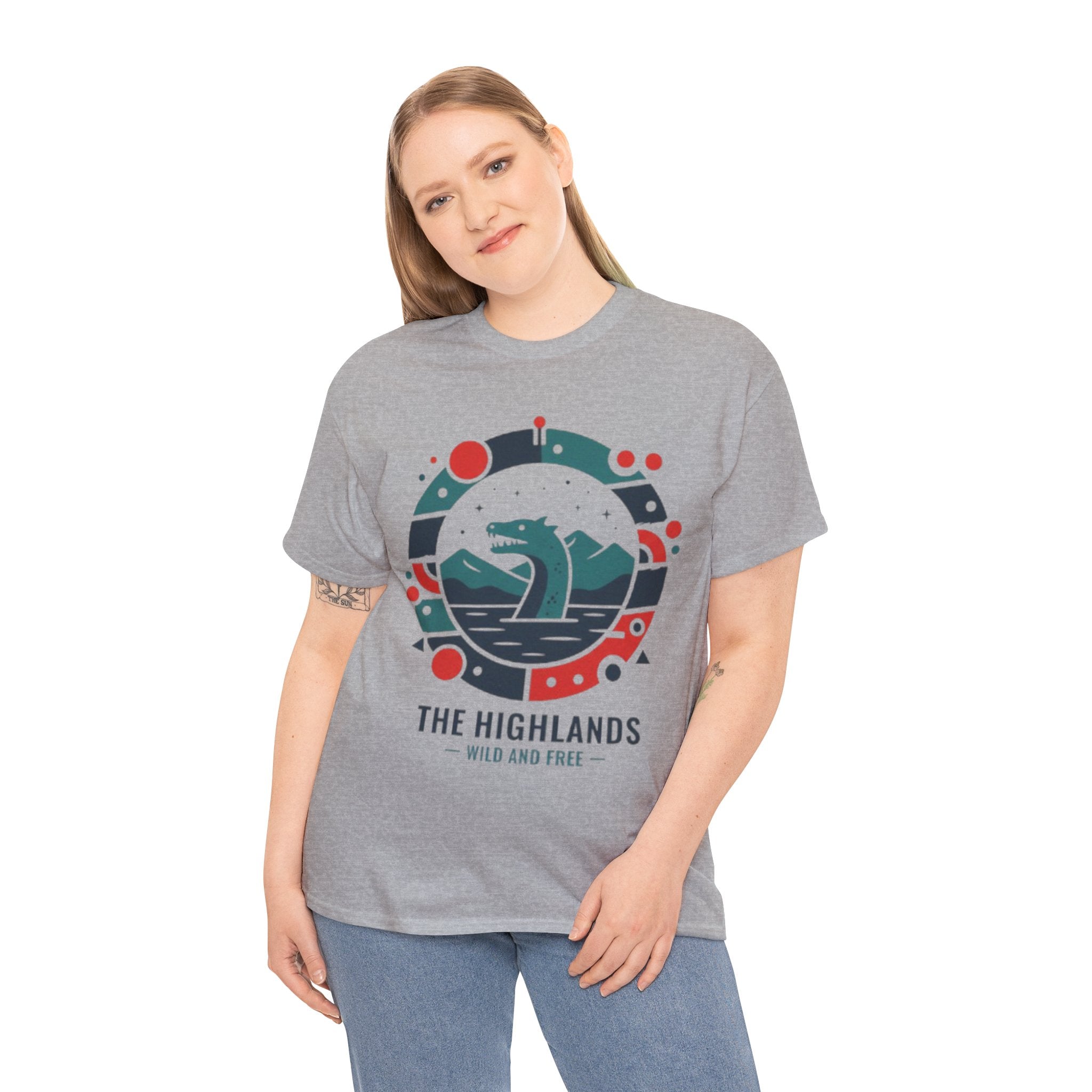 Highlands Waves Tee — "The Highlands: Wild and Free" Graphic T‑Shirt