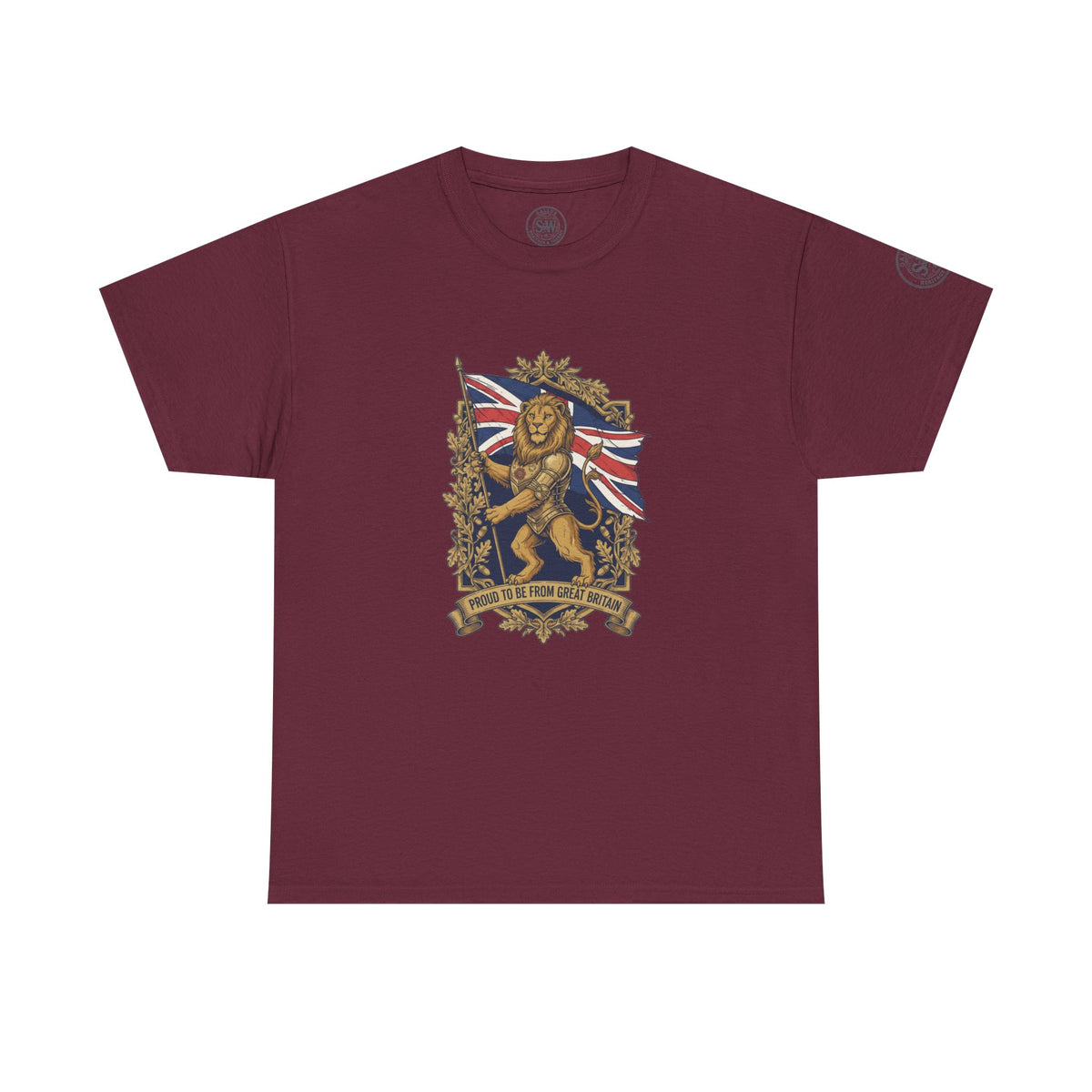 British Lion T-Shirt — Union Jack Heraldic Crest Tee — product image 6
