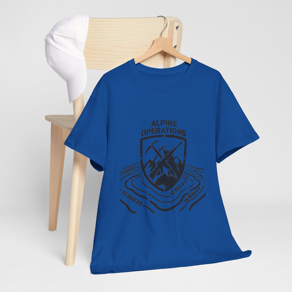 Alpine Operations Cotton Hiking Tee - Mountain Badge Edition