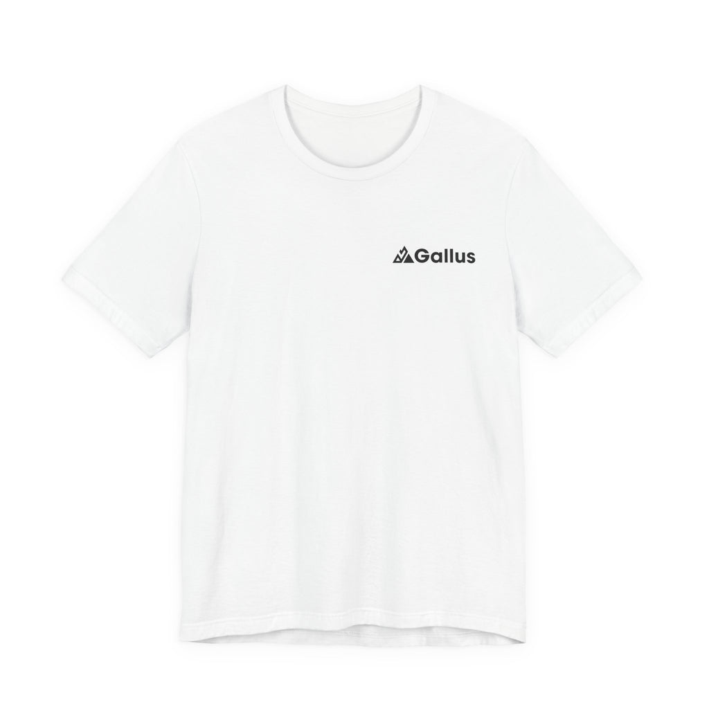 Gallus Mountain Graphic Tee — Vintage Mist Landscape T‑Shirt
