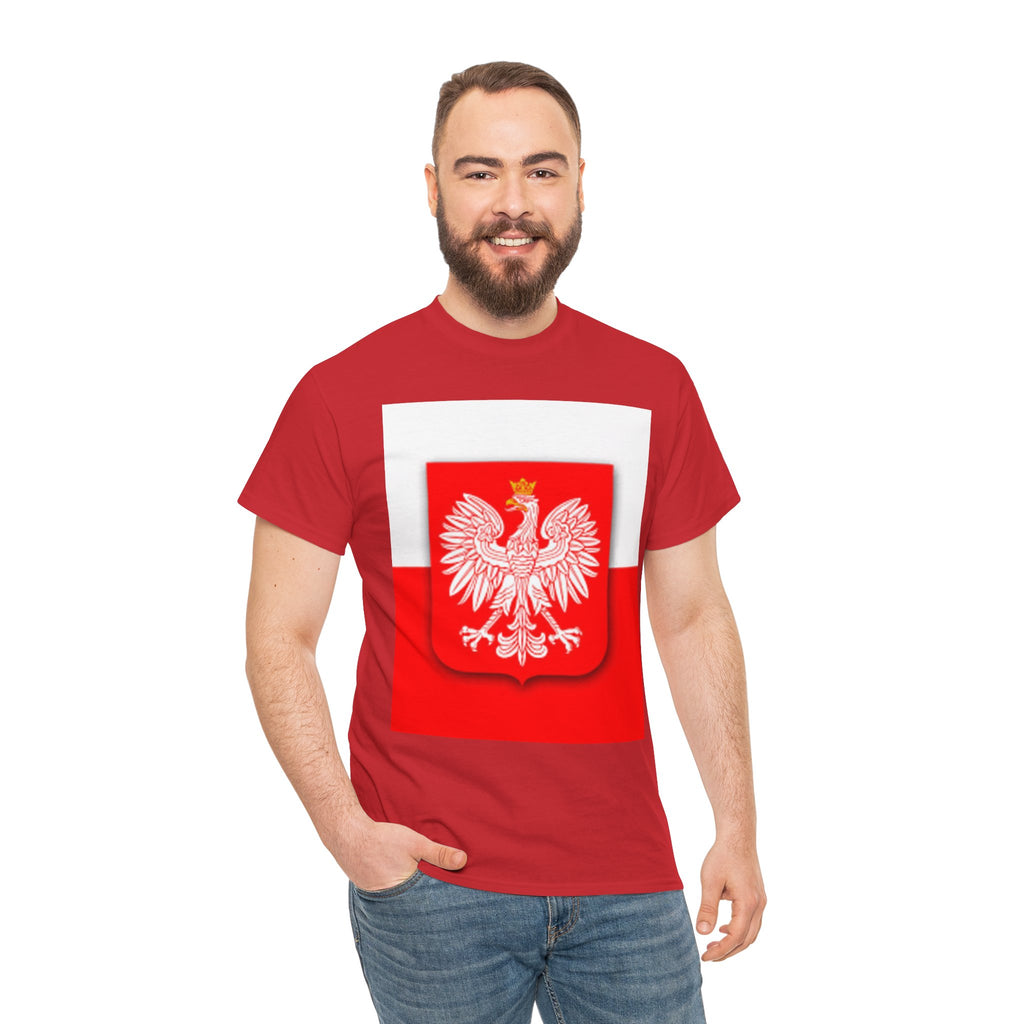 Polish White Eagle T-Shirt — Polska Coat of Arms Tee