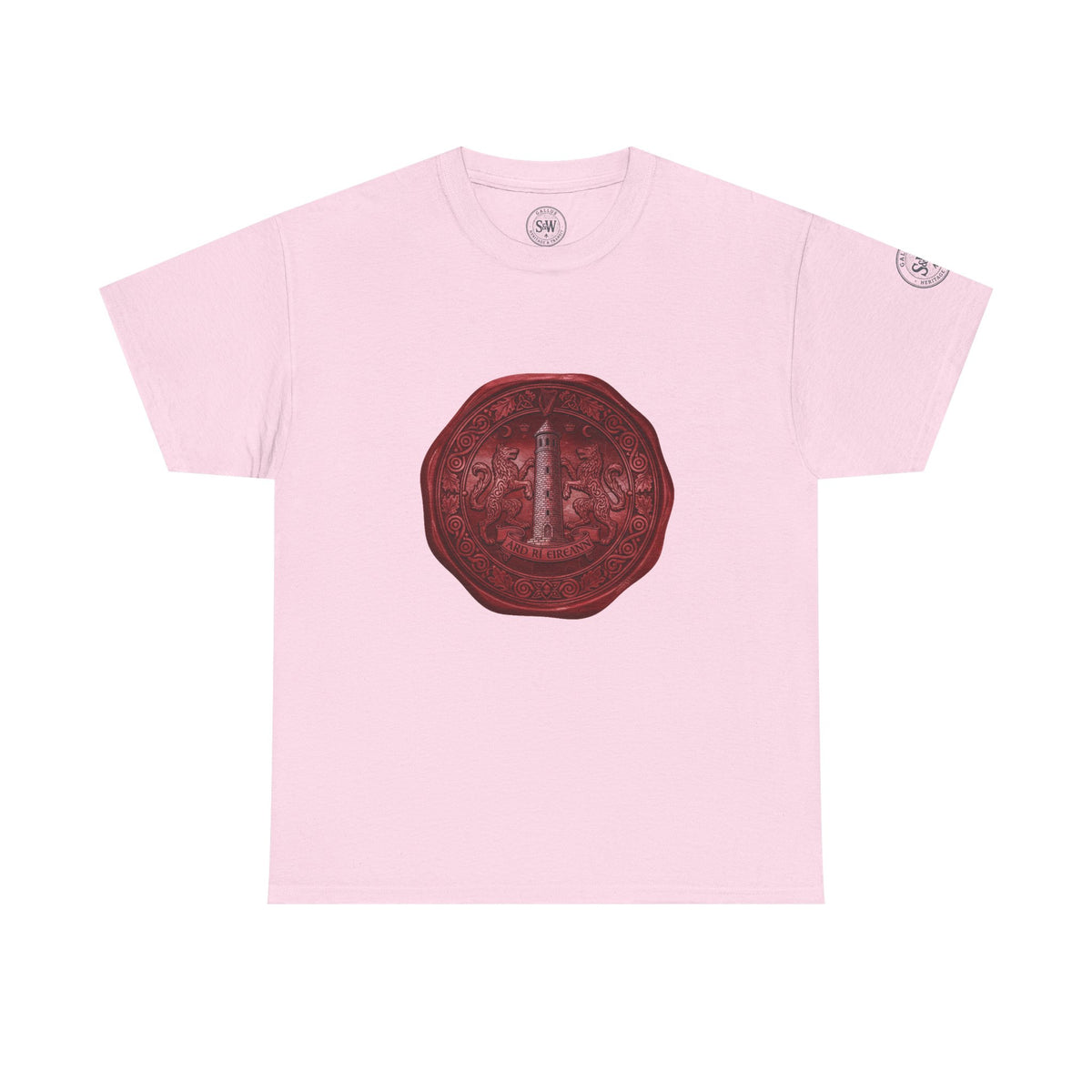 Vintage Wax Seal T-Shirt — Red Embossed Emblem Graphic Tee — product image 11
