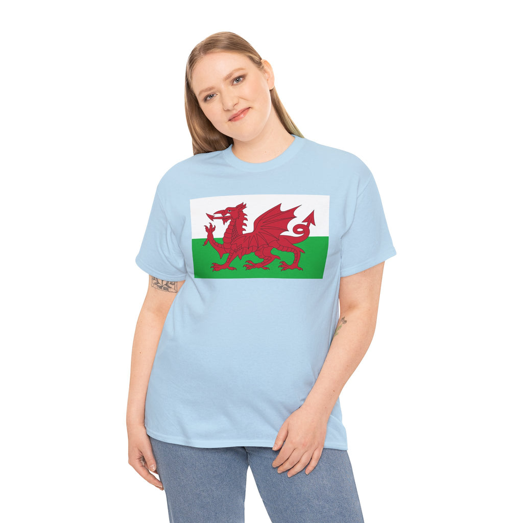 Welsh Dragon T‑Shirt — Cymru Red Dragon Flag Tee