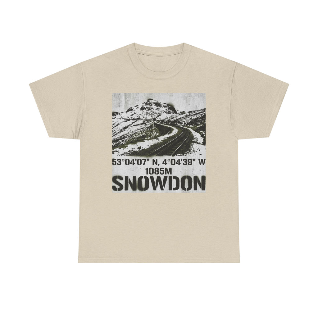 Snowdon Mountain Tee — Snowdon 1085M Coordinates Graphic T-Shirt