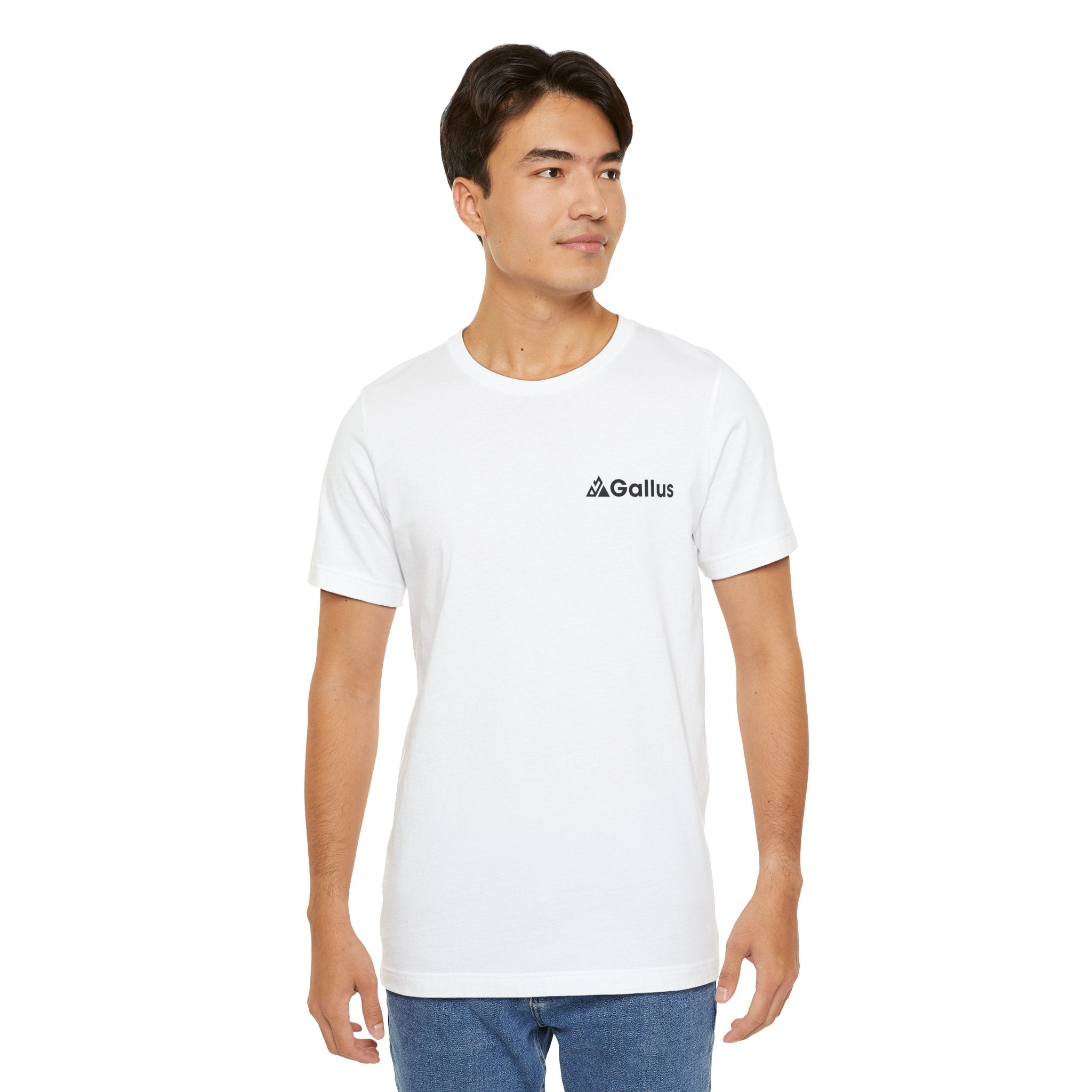 Gallus Mountain Graphic Tee — Vintage Mist Landscape T‑Shirt