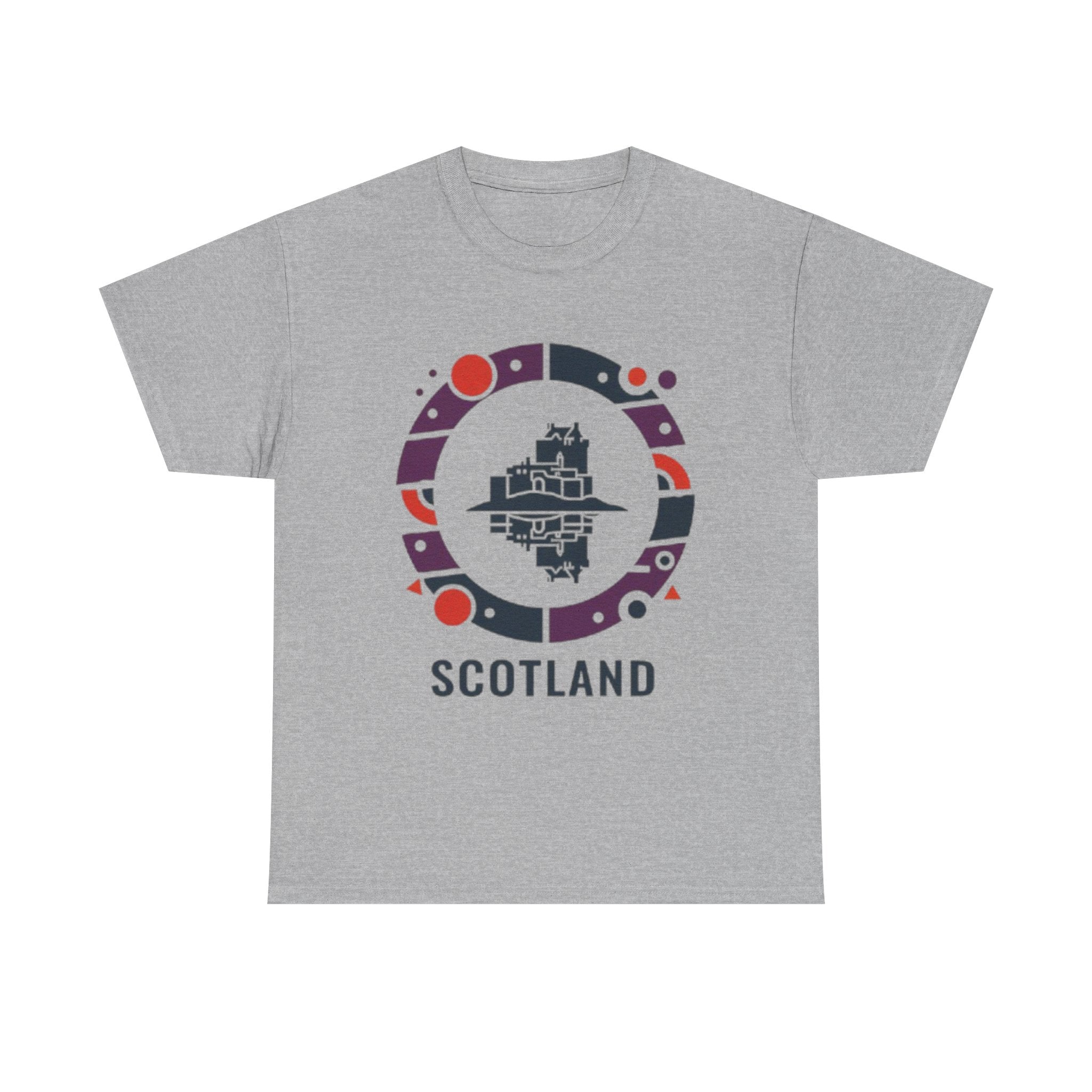Scotland Circle Castle T‑Shirt