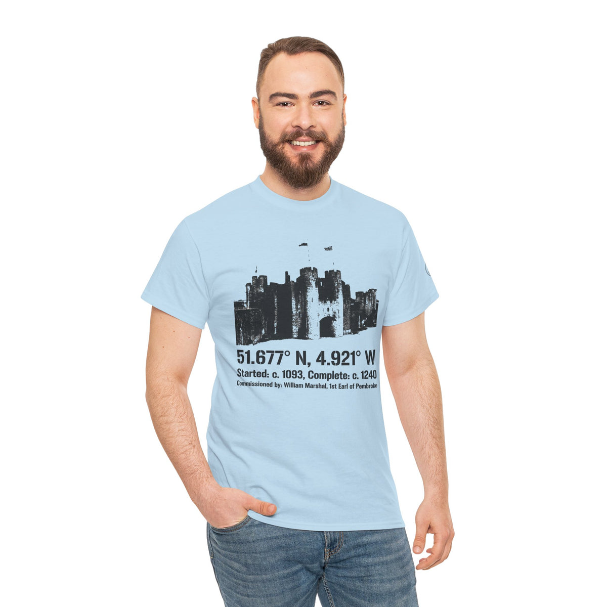 Pembroke Castle T-Shirt — Historic Welsh Landmark Tee — product image 11