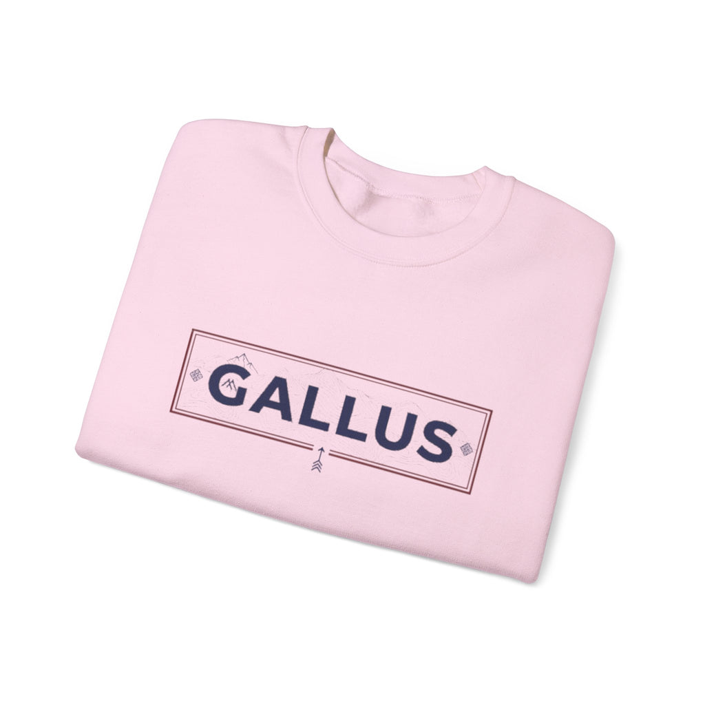 Spain Map Crewneck Sweatshirt — GALLUS Logo Travel Pullover