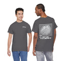 Graphic Tee — 'Don't Look... It Is a Long Way Up' Owl Grid Back Design