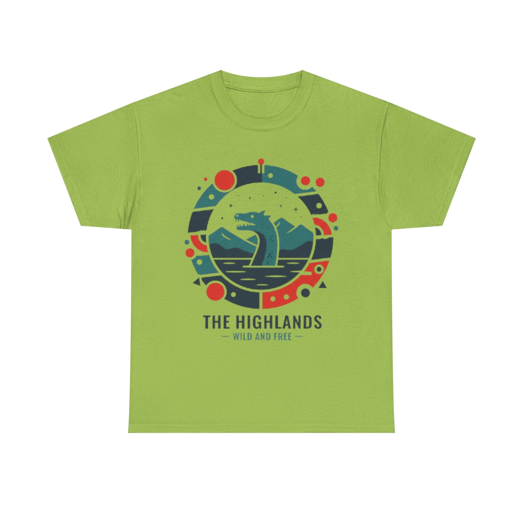 Highlands Waves Tee — "The Highlands: Wild and Free" Graphic T‑Shirt
