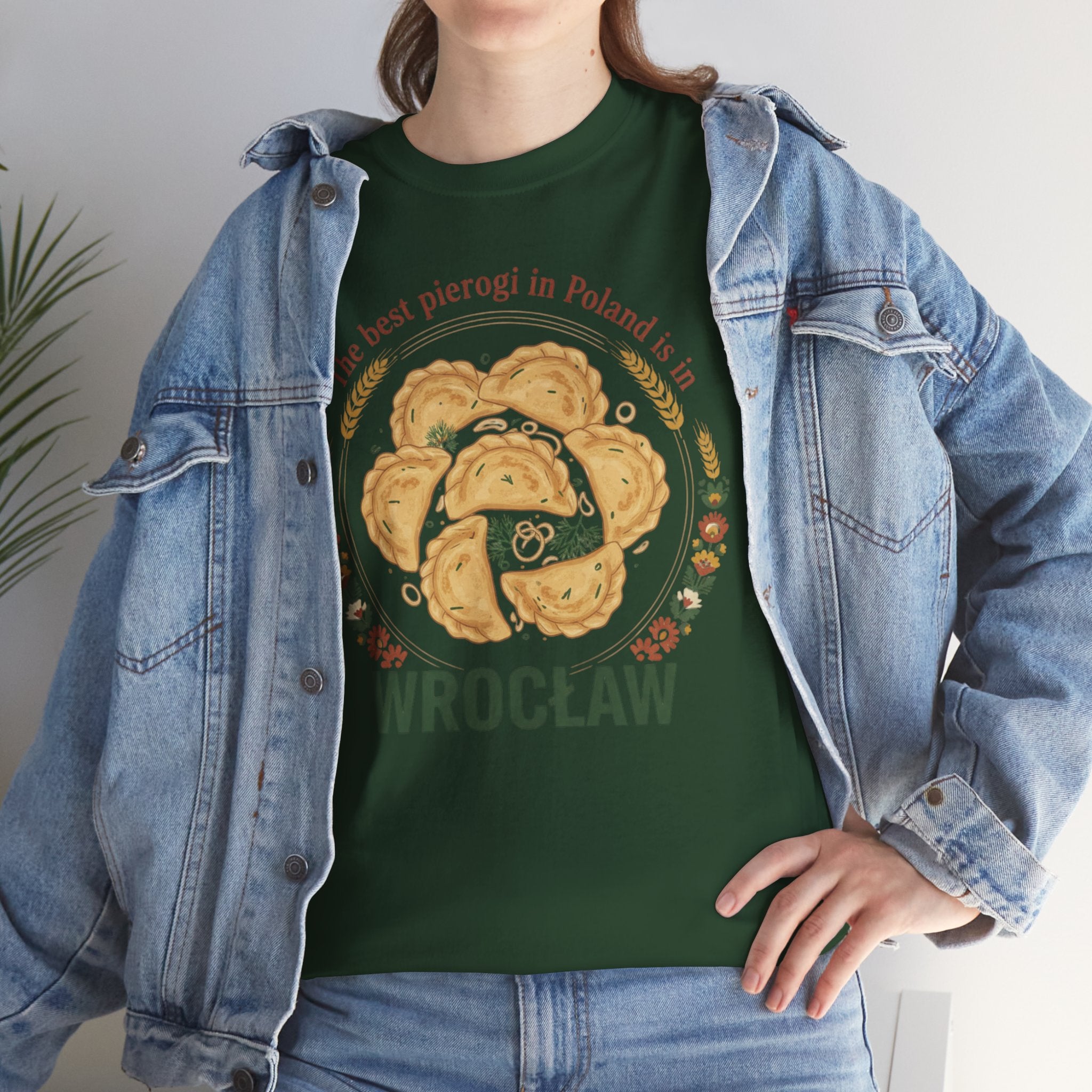 Wrocław Pierogi T-Shirt — "The best pierogi in Poland is in" Polish Food Tee
