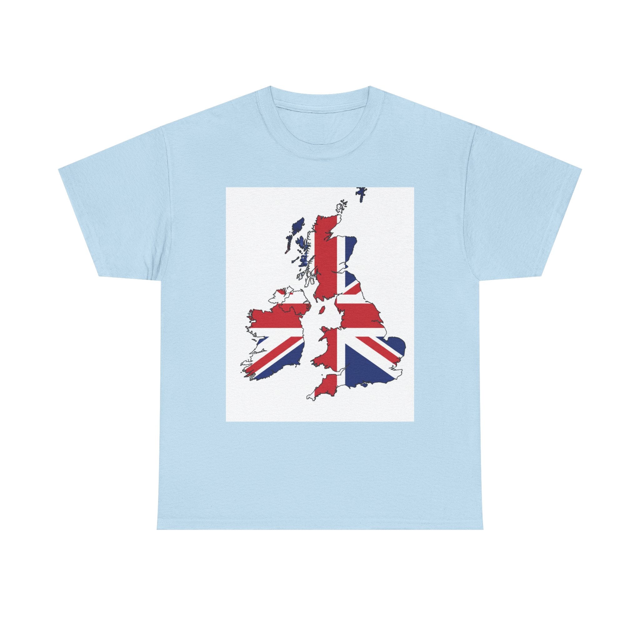 UK Map Flag T-Shirt — British Union Jack Graphic Tee
