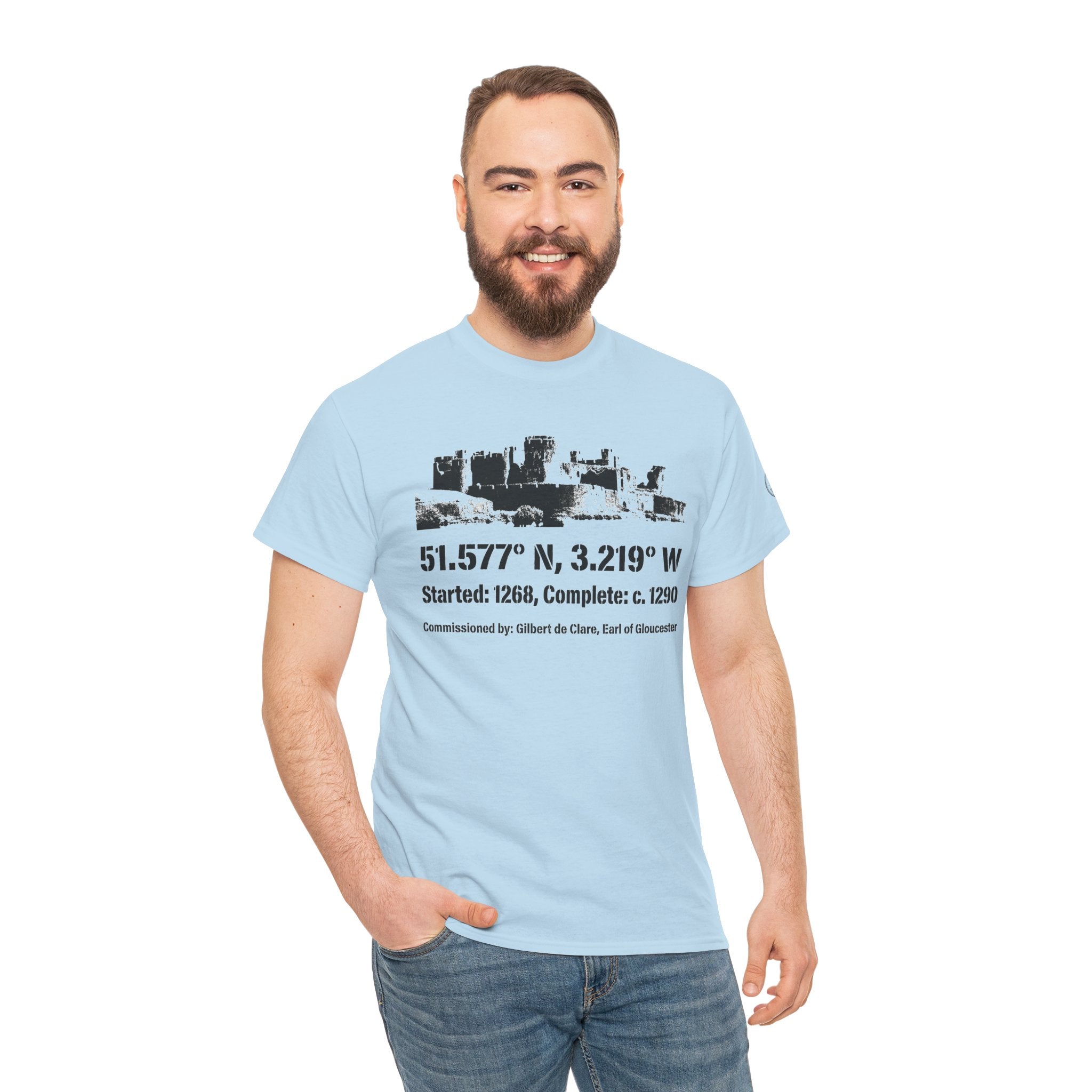 Caerphilly Castle T-Shirt — Welsh Landmark Tee for History Lovers & Travelers