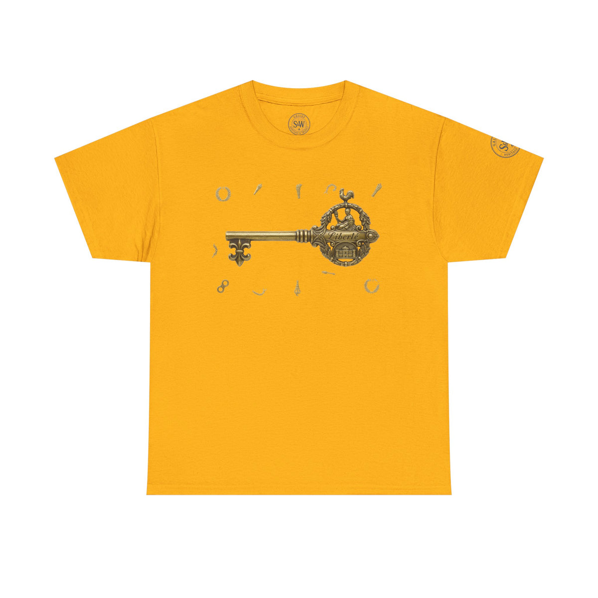 Bastille Key T-Shirt — French Revolution History Tee — product image 5