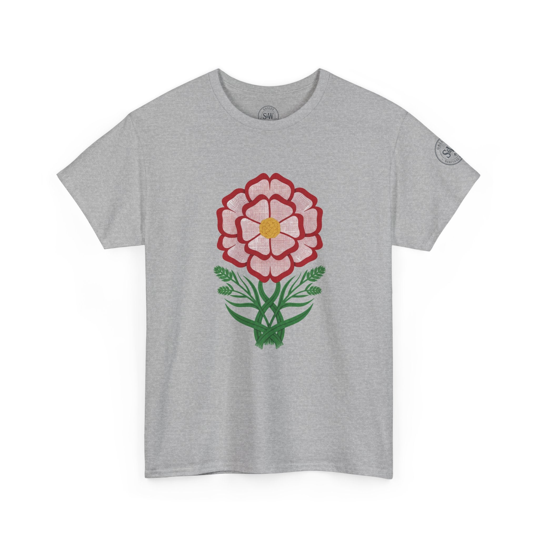 Floral Tudor Rose Graphic Tee