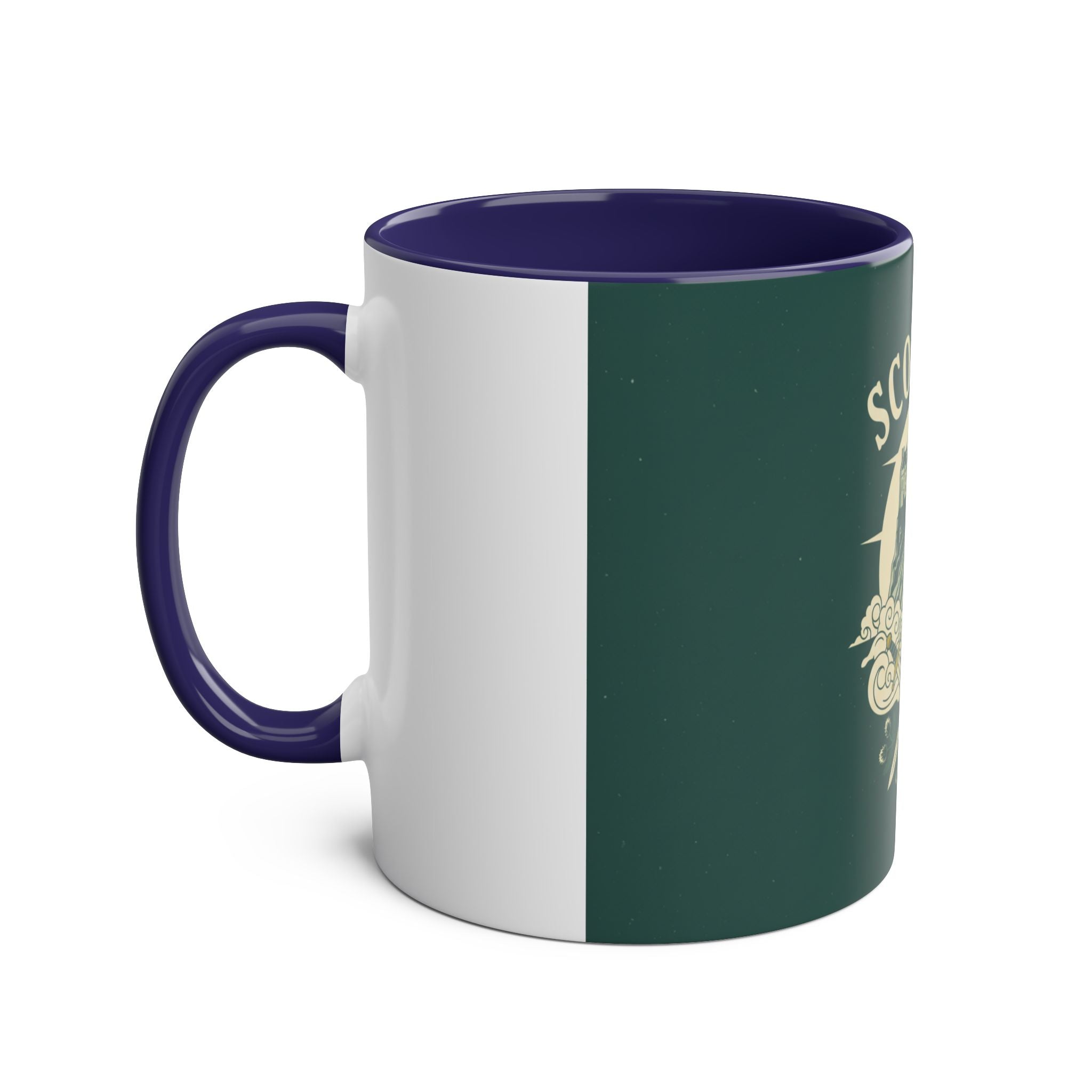 Two-Tone Coffee Mugs, 11oz