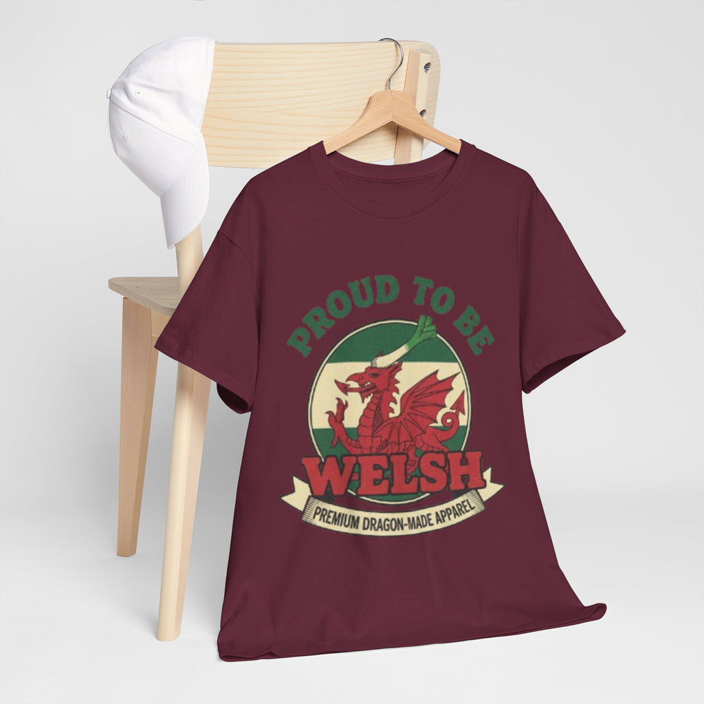 Proud to Be Welsh T-Shirt — Welsh Dragon Pride Tee