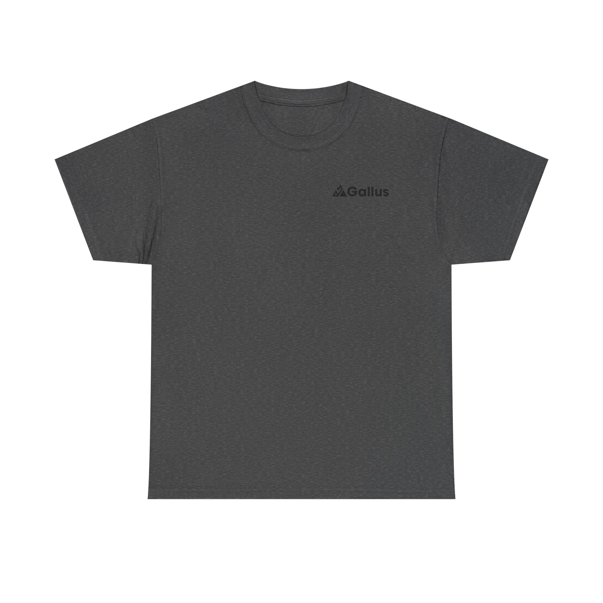Mountain Sunset Graphic Tee — Vintage Nature Poster Back Print