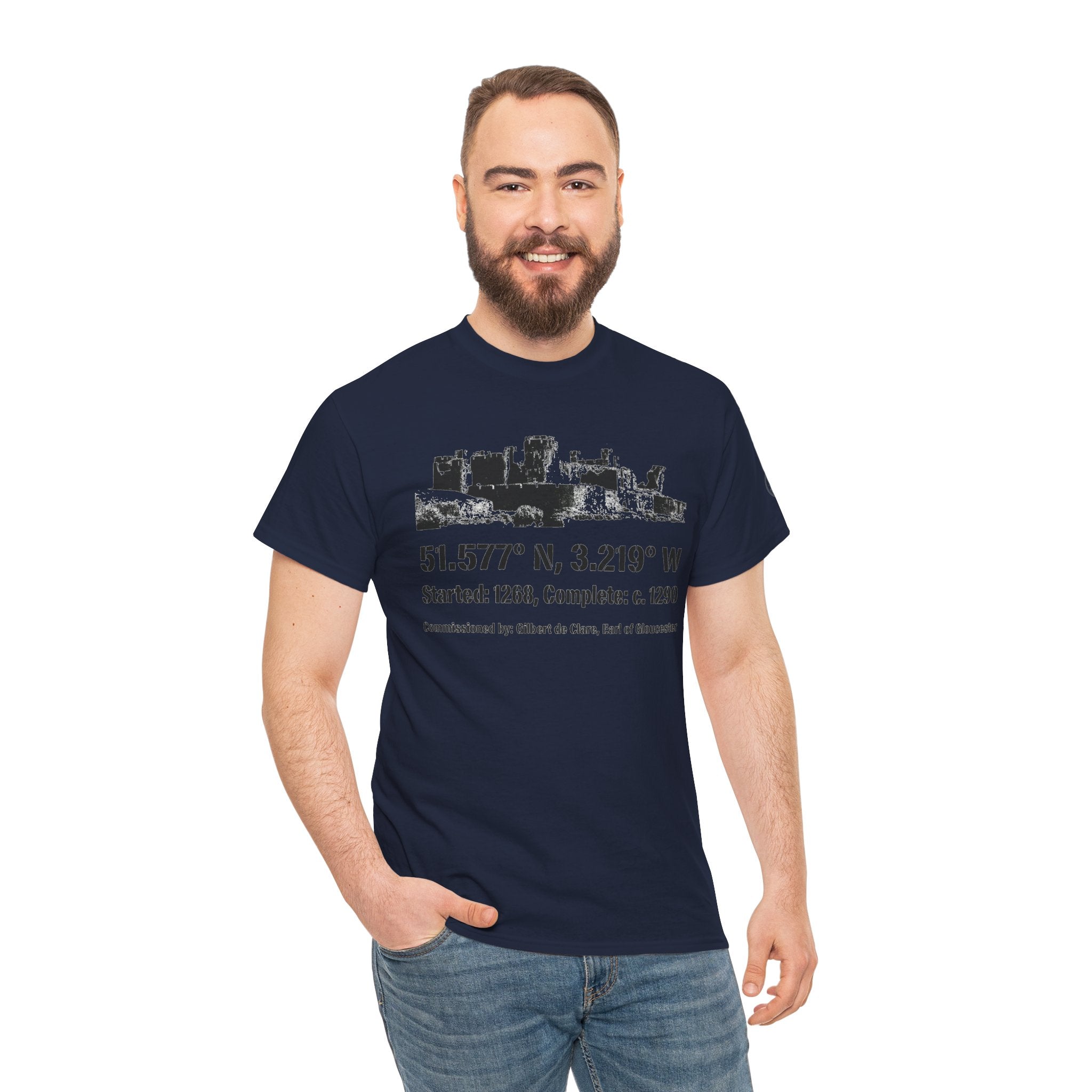 Caerphilly Castle T-Shirt — Welsh Landmark Tee for History Lovers & Travelers