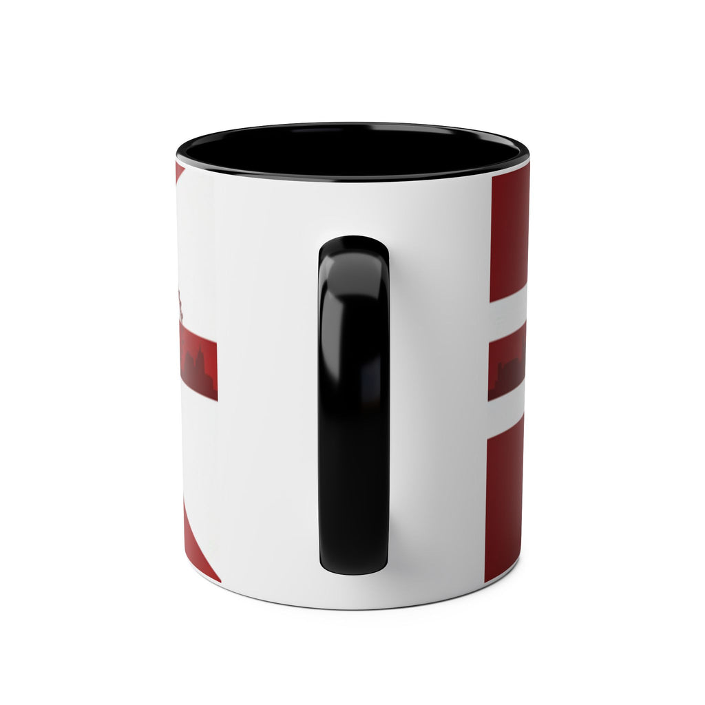 Two-Tone Coffee Mugs, 11oz