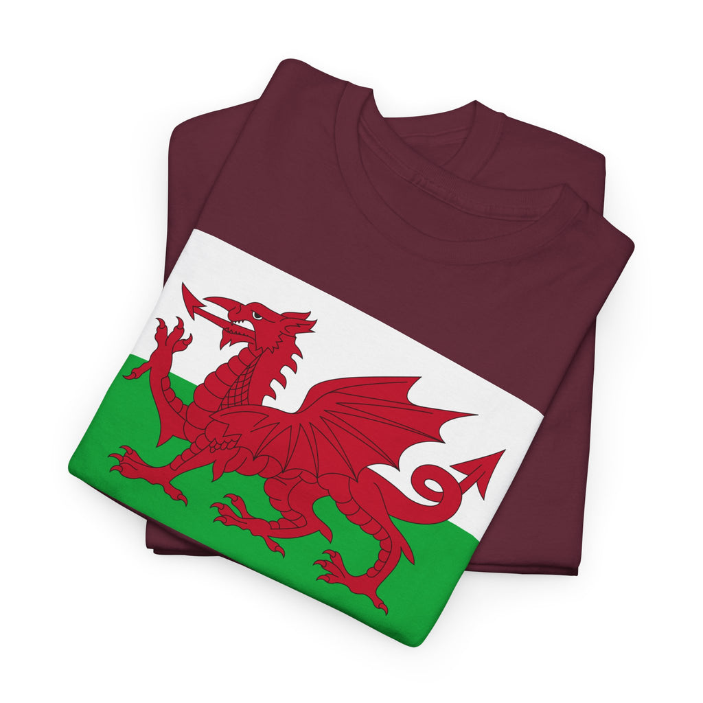 Welsh Dragon T‑Shirt — Cymru Red Dragon Flag Tee