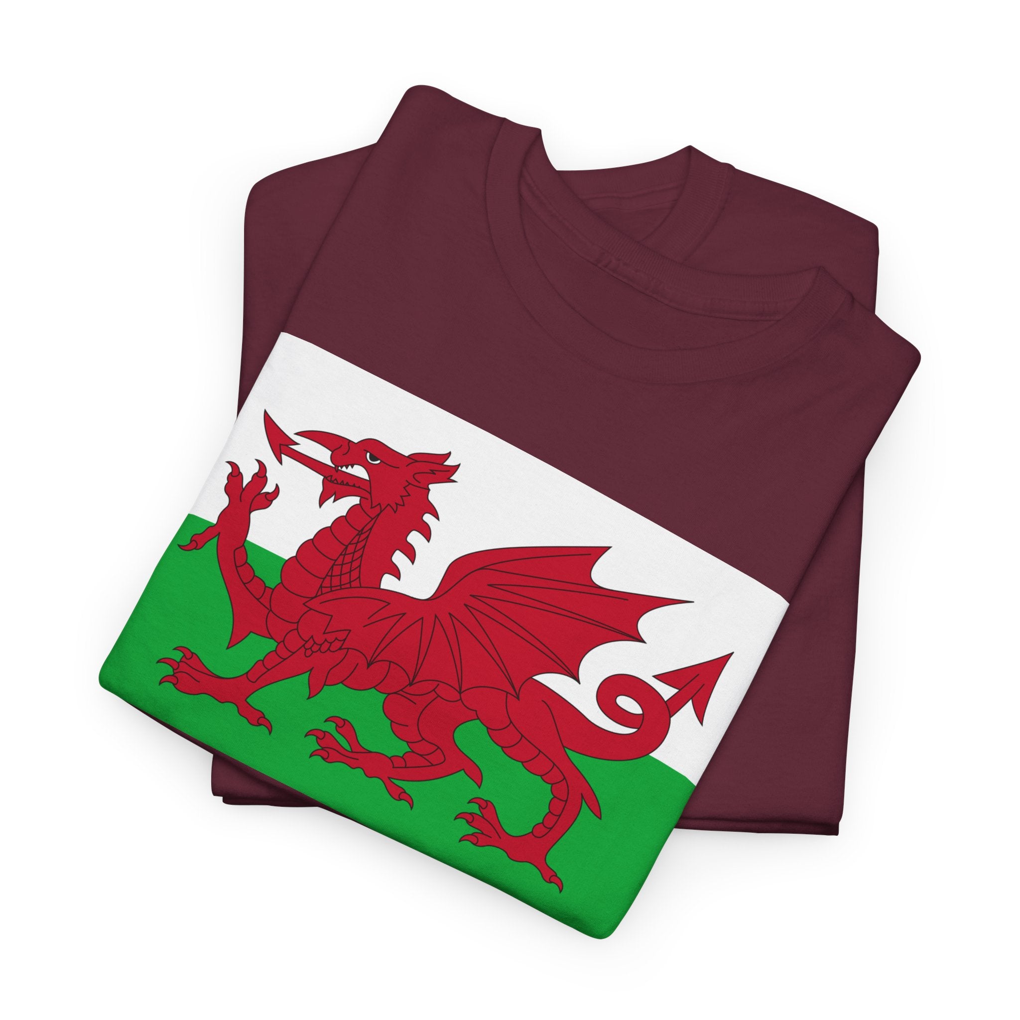 Welsh Dragon T‑Shirt — Cymru Red Dragon Flag Tee