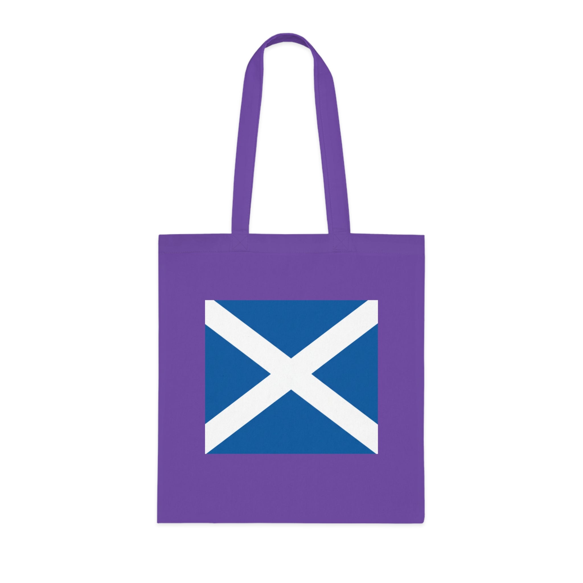 Scottish Saltire Cotton Tote Bag — Scotland Flag Eco Shopper