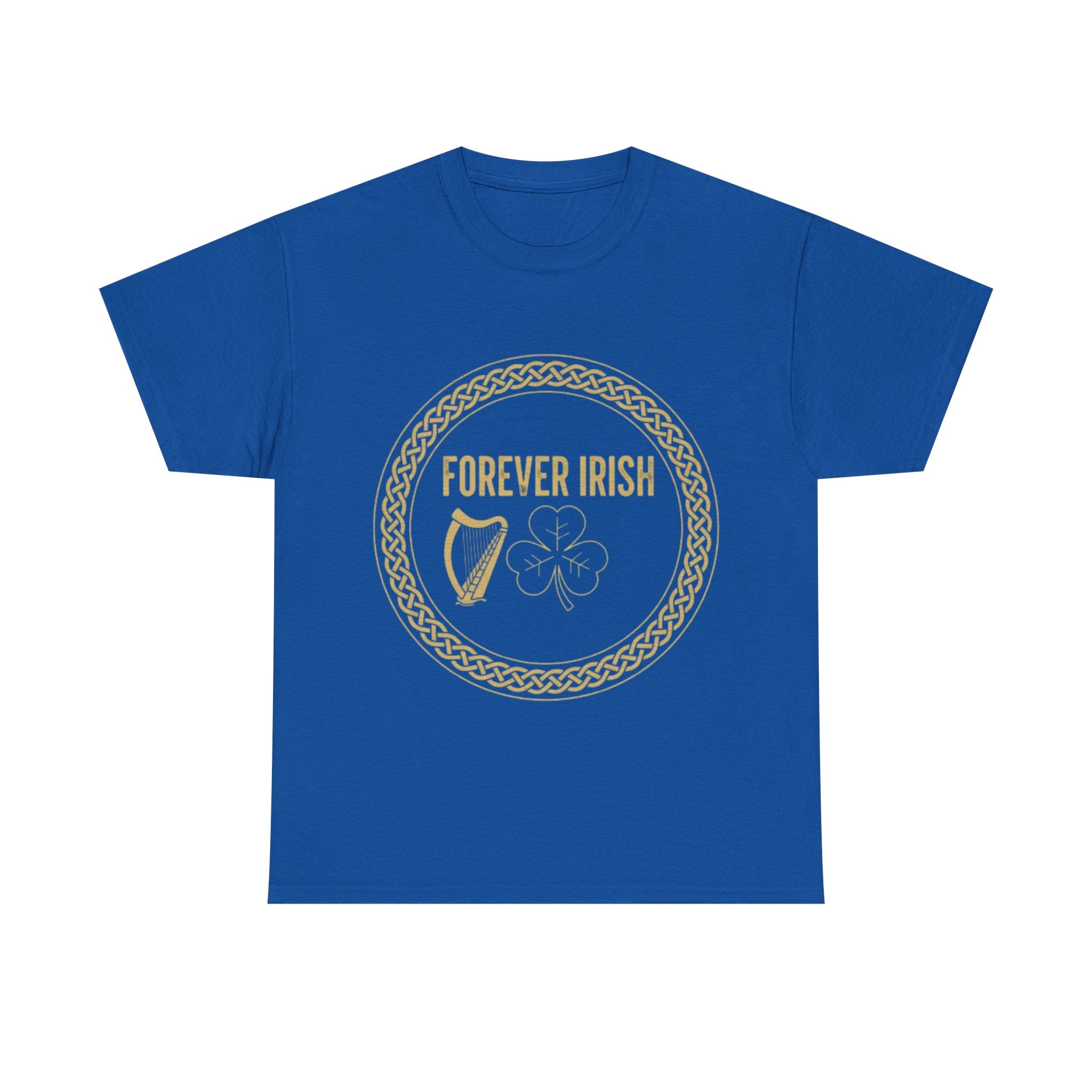 Forever Irish T‑Shirt - "Forever Irish" Shamrock & Harp St. Patrick’s Day Tee