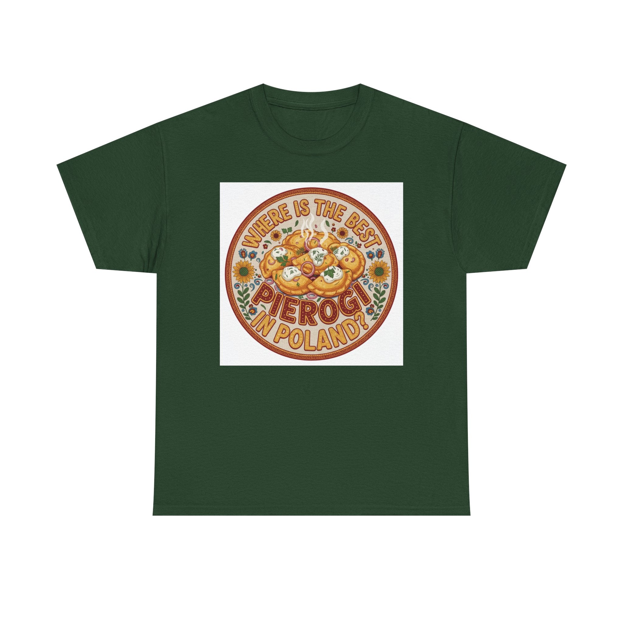 Pierogi Shirt - "Pierogi Are the Best in Poland" Retro Food Tee