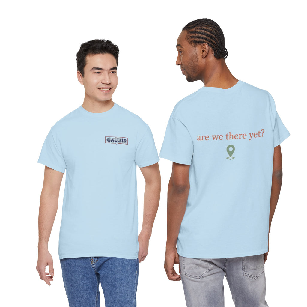 Are We There Yet? Travel Tee — Minimal Road Trip T-Shirt