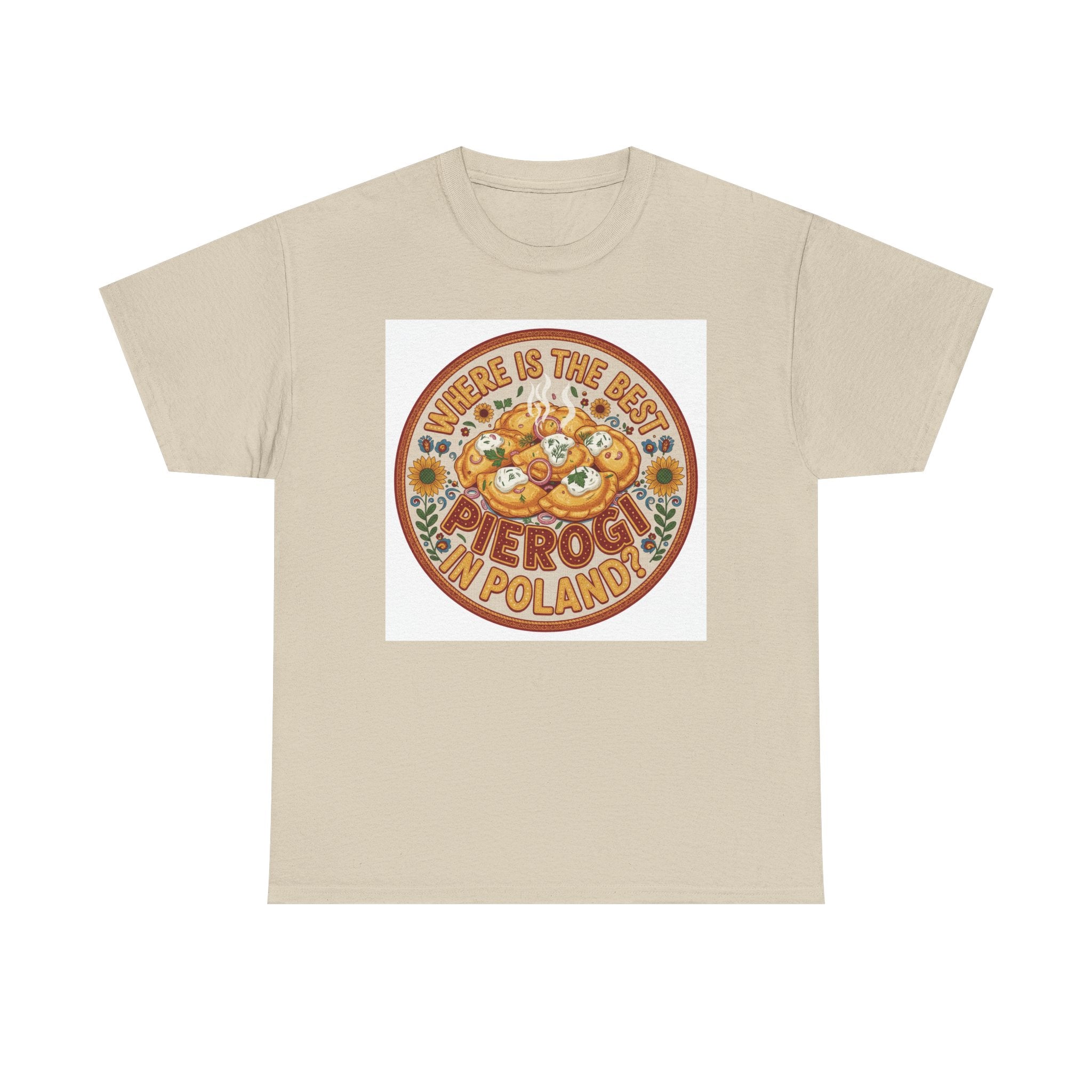 Pierogi Shirt - "Pierogi Are the Best in Poland" Retro Food Tee